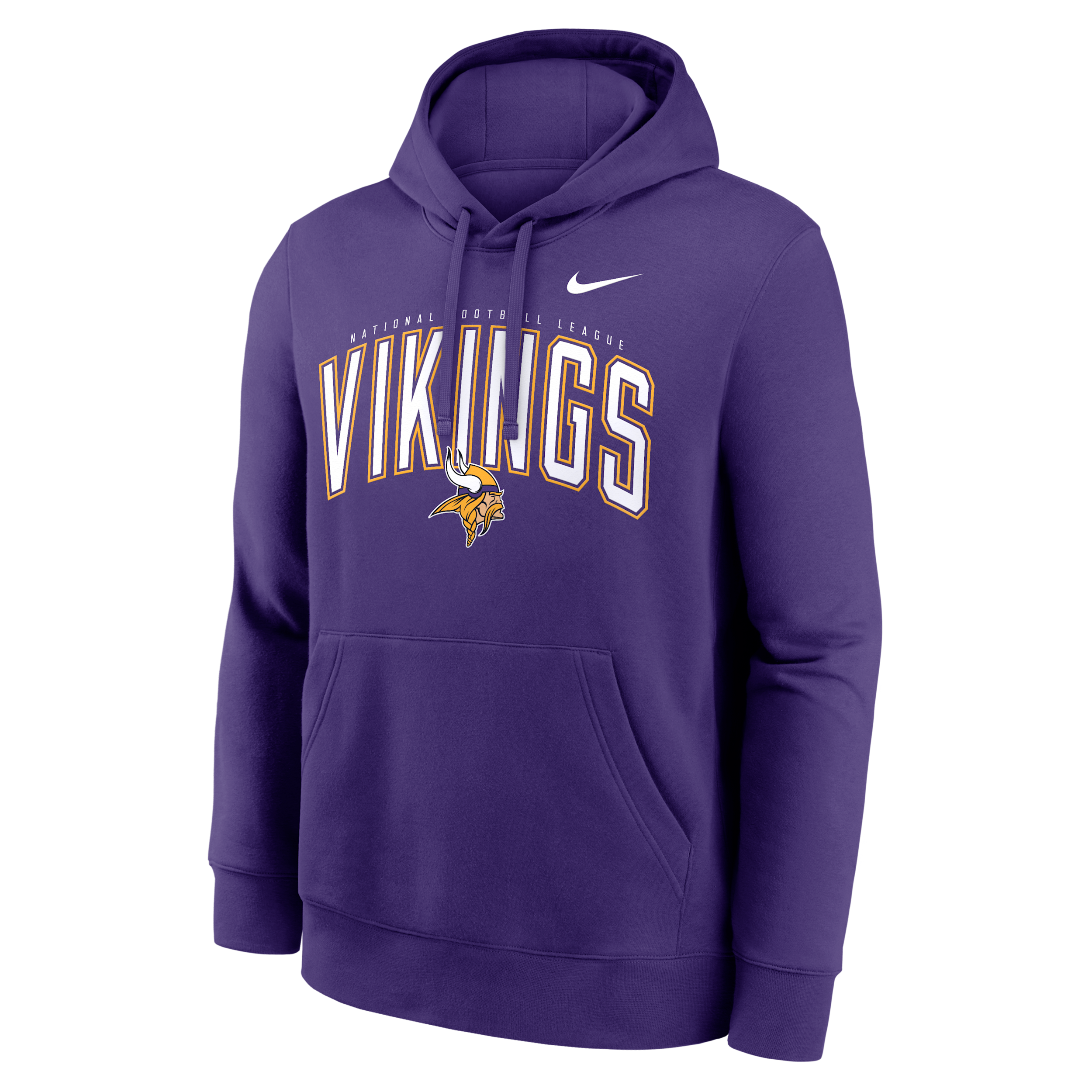 Nike Men's Purple Minnesota Vikings Expect Victory Club Fleece Pullover Hoodie - Purple