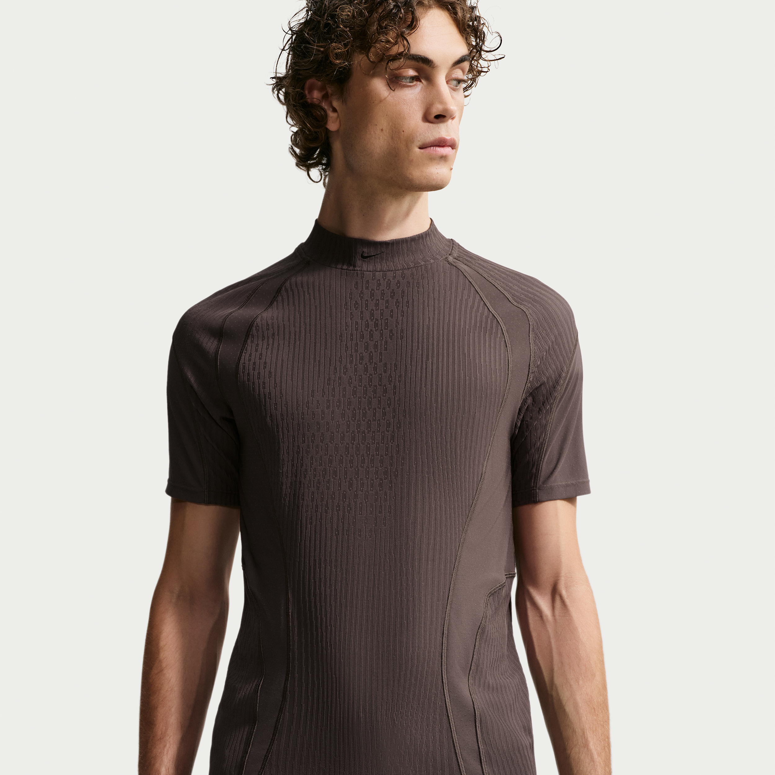 Nike Men's Tech Dri-FIT ADV Short-Sleeve Top in Brown | IM5729-237