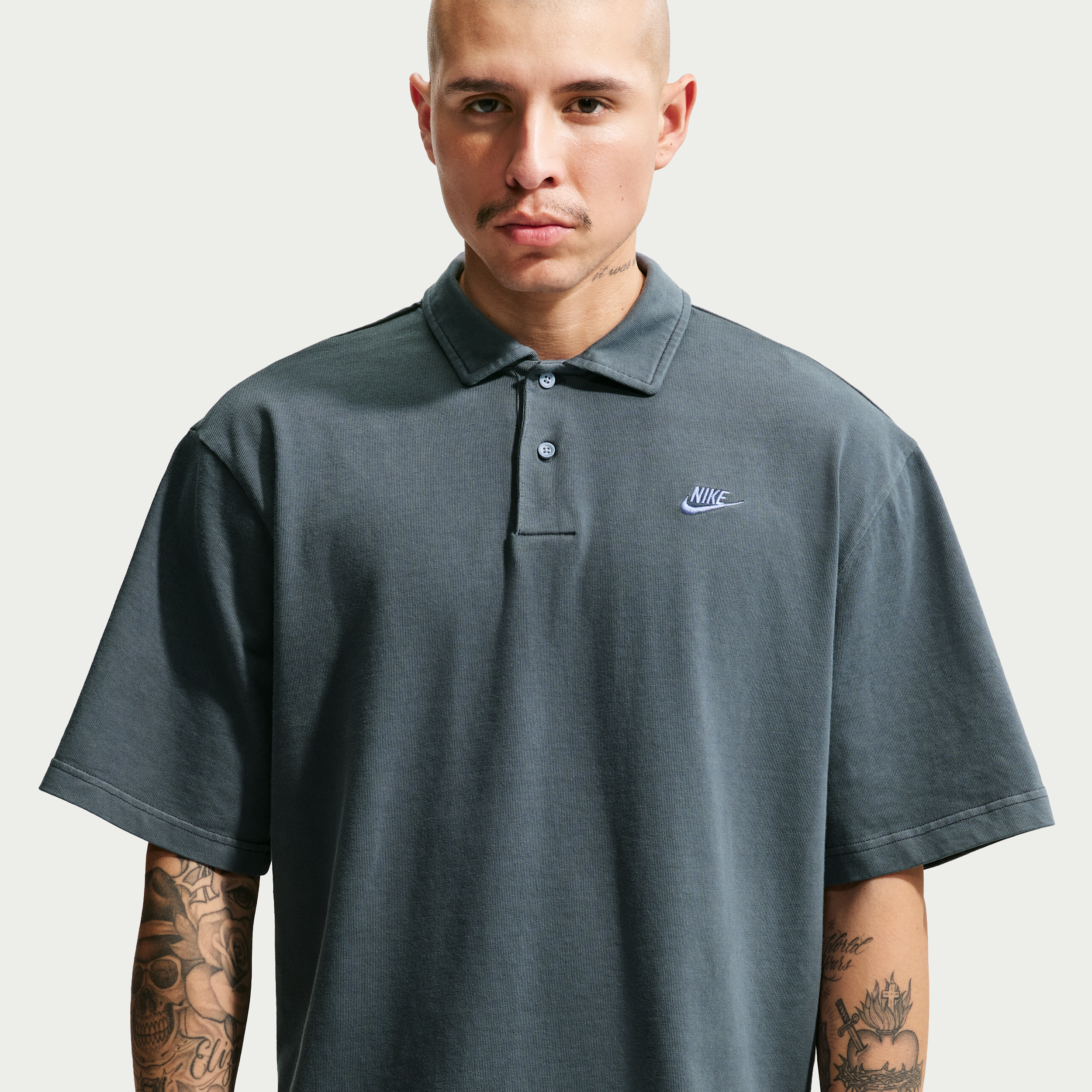 Men's Nike Sportswear Club Jersey Polo in Blue | IF0731-451