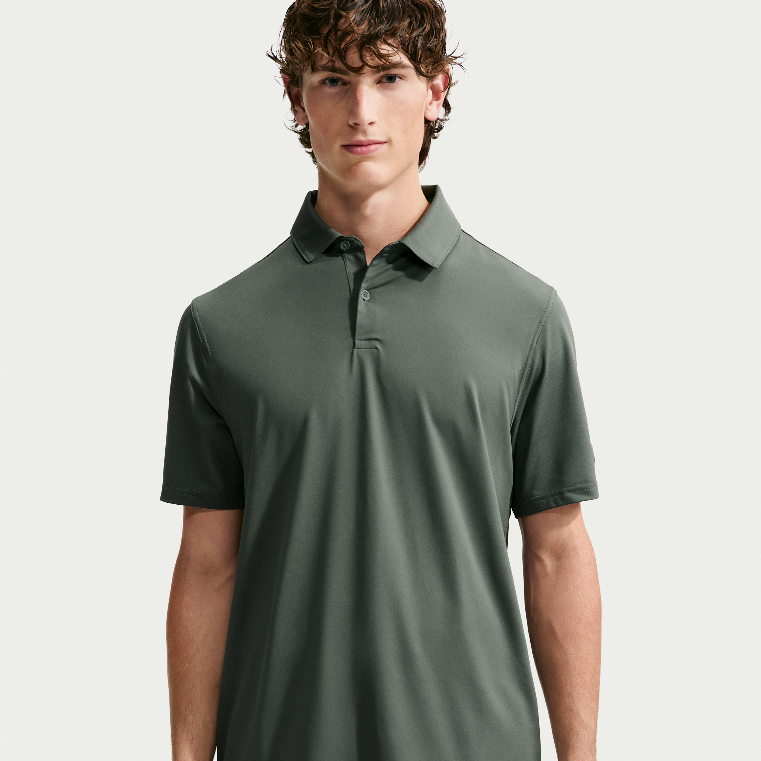 Nike Men's Velocity Dri-FIT Solid Short Sleeve Golf Polo, XXL, Camo Green