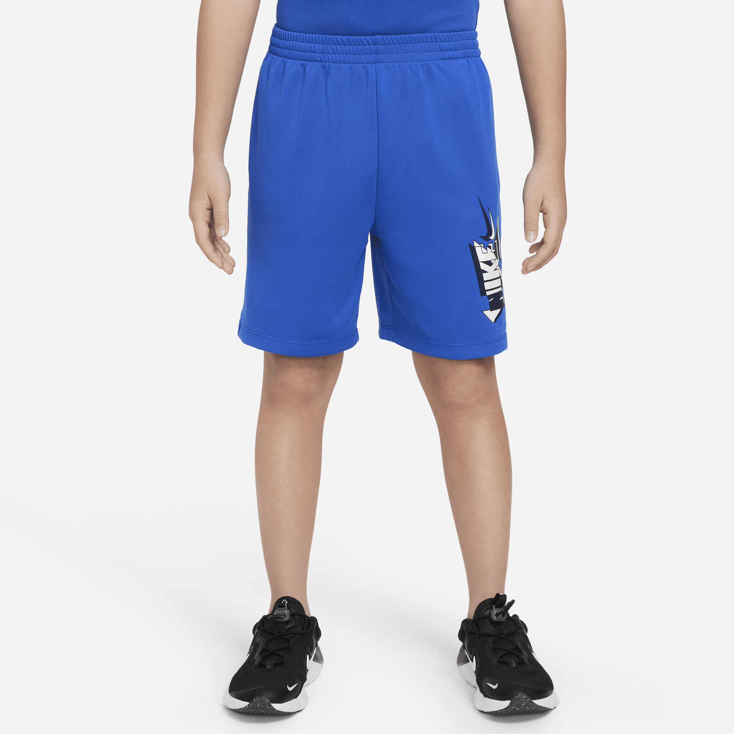 Nike Dri-fit Little Kids' Shorts In Blue
