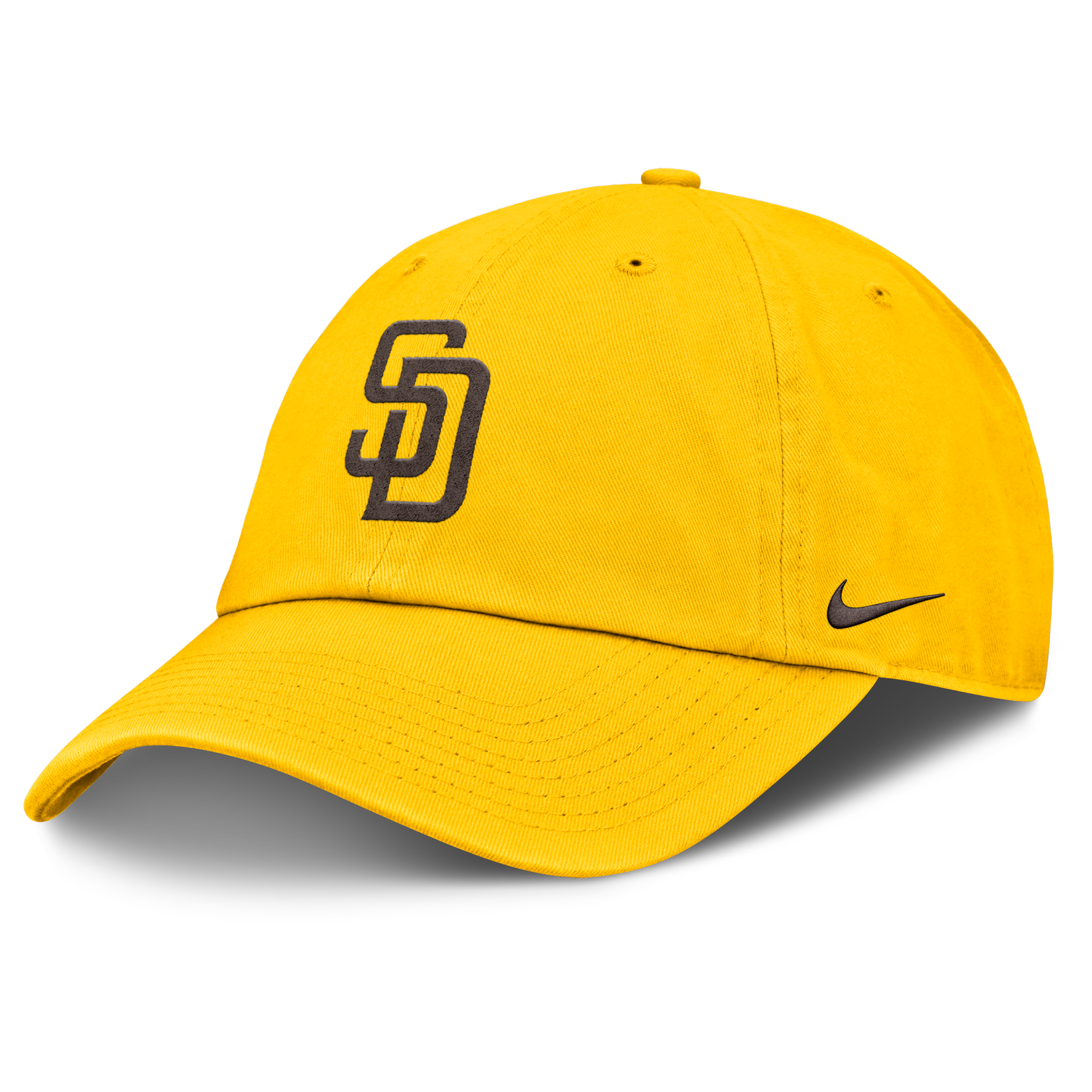 San Diego Padres Club Menâs Nike Men's MLB Adjustable Hat in Yellow | NB0178HPYP-BEK