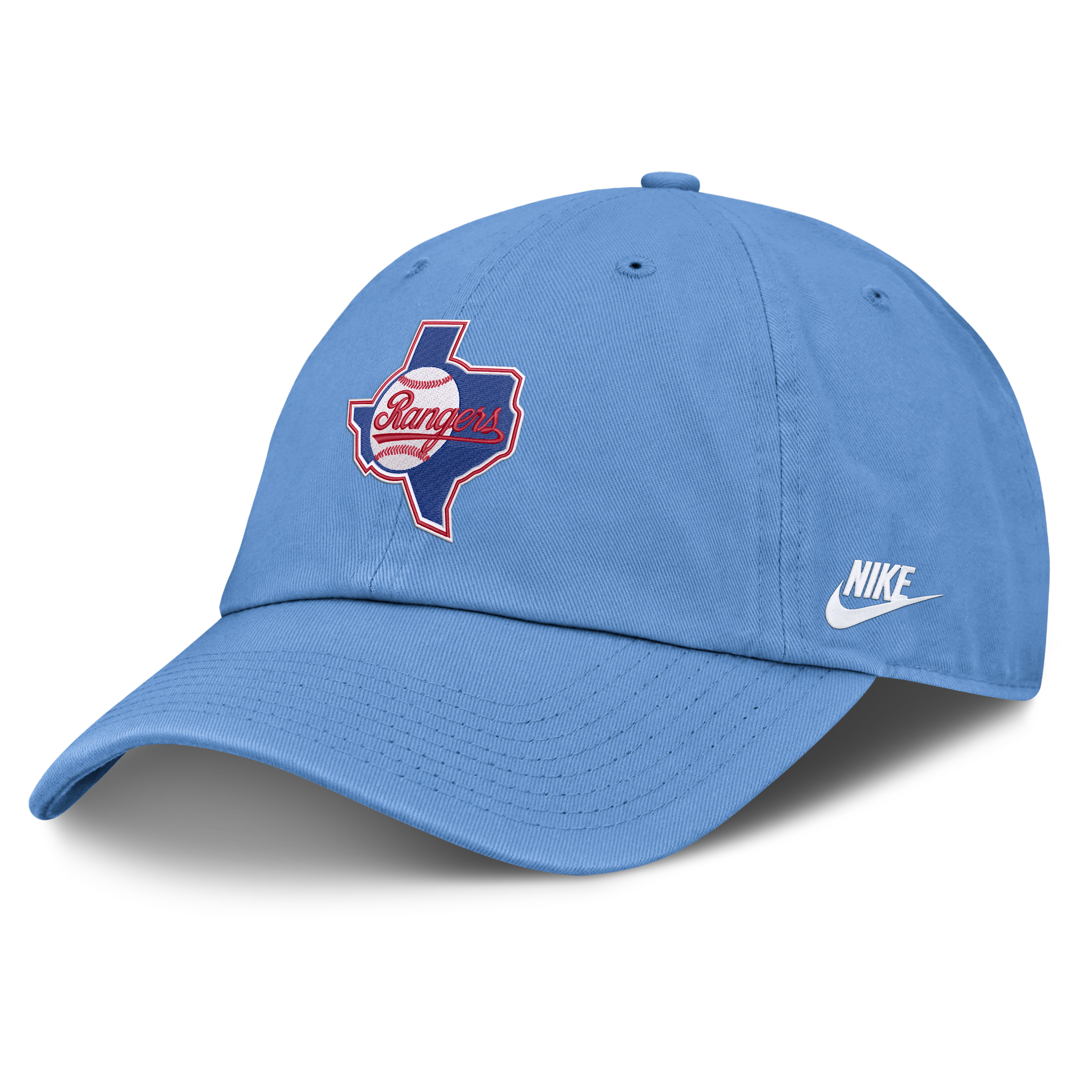 Texas Rangers 1986 Cooperstown Club Nike Men's MLB Unstructured Adjustable Hat in Blue | NB014EYT86-GF1