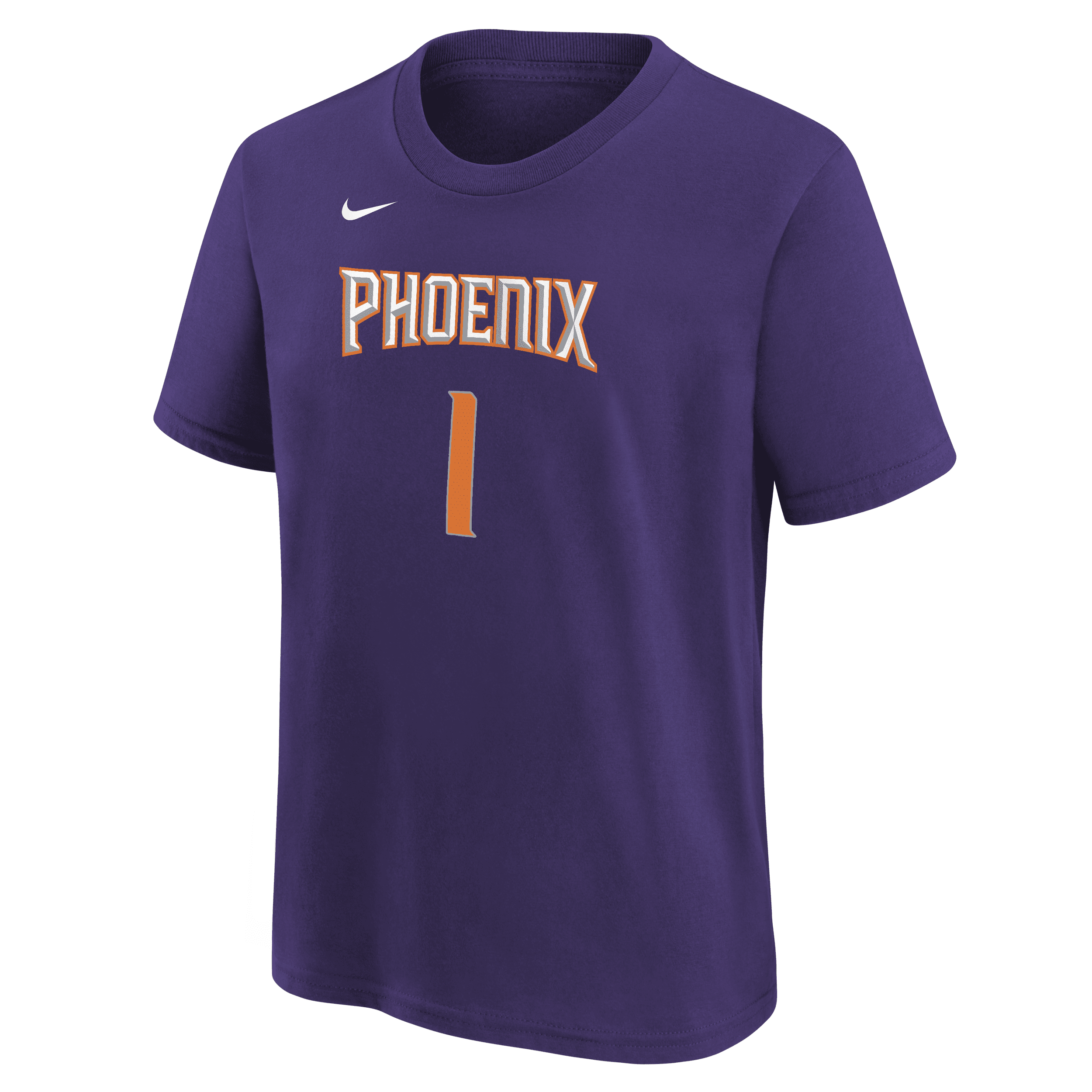 Shop Nike Devin Booker Phoenix Suns Big Kids'  Nba T-shirt In Purple