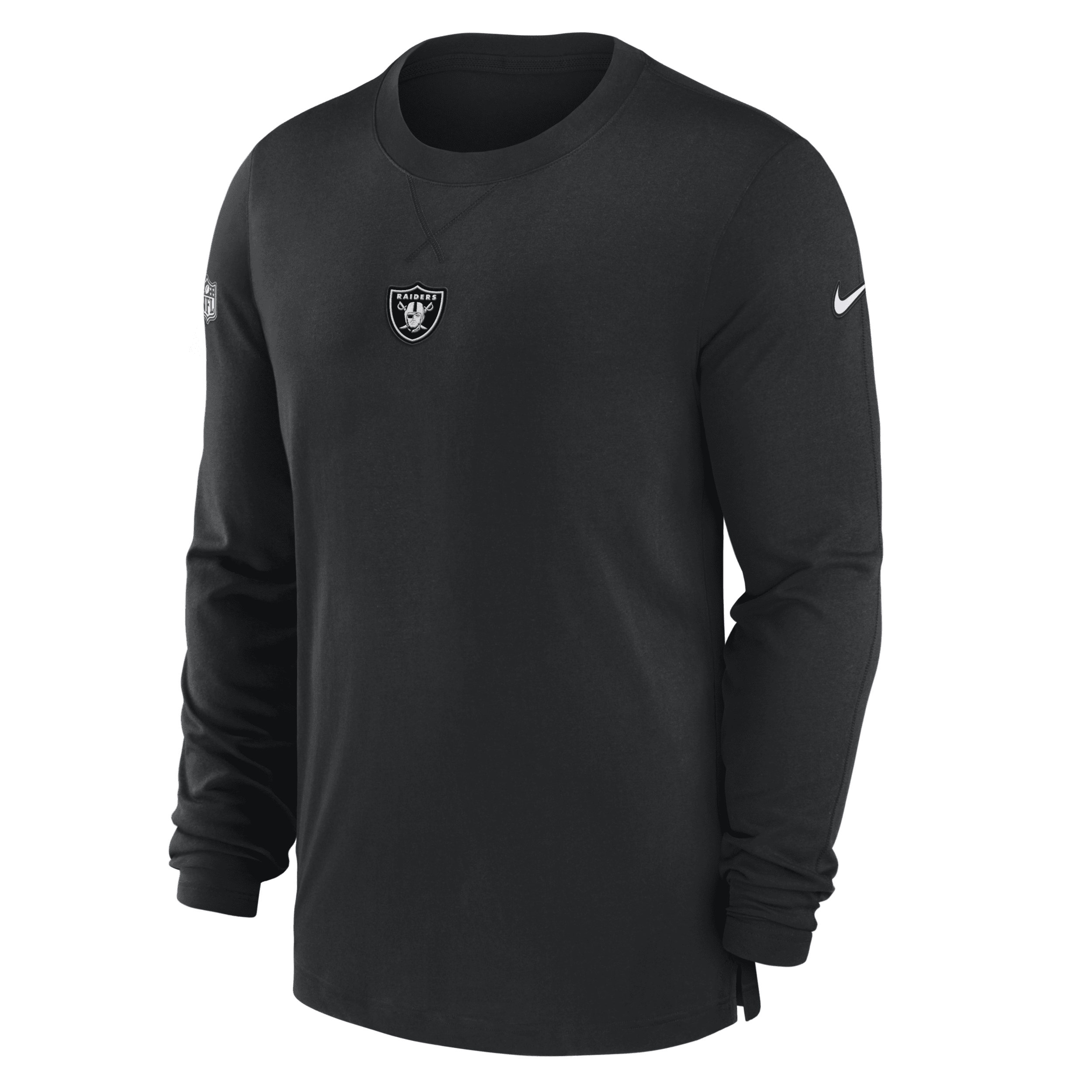 Shop Nike Las Vegas Raiders Sideline Menâs  Men's Dri-fit Nfl Long-sleeve Top In Black