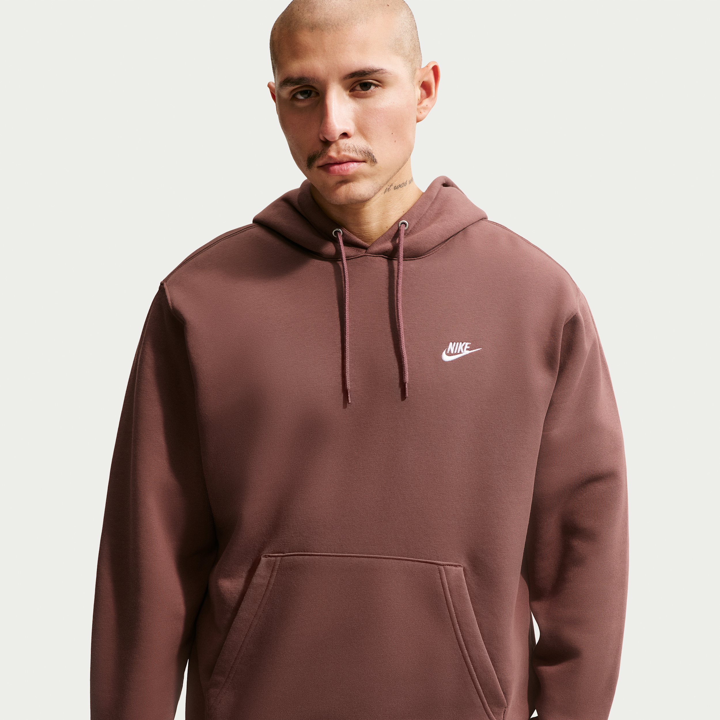 Nike Sweatshirt Mens Long Sleeve Active Hoodie, Medium, Purple