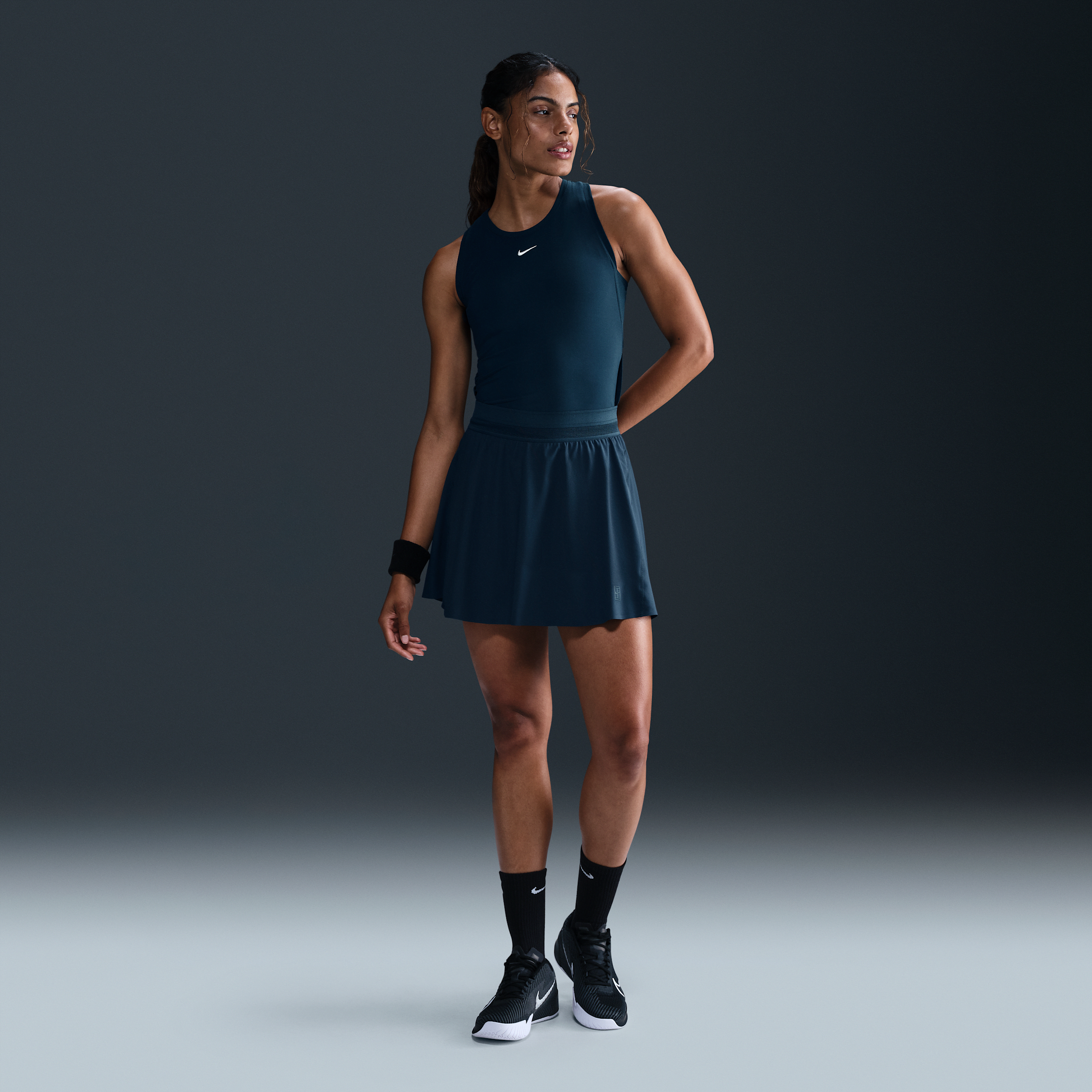 Nike Women's Court Ace Advantage Dri-fit Tennis Skirt In Blue