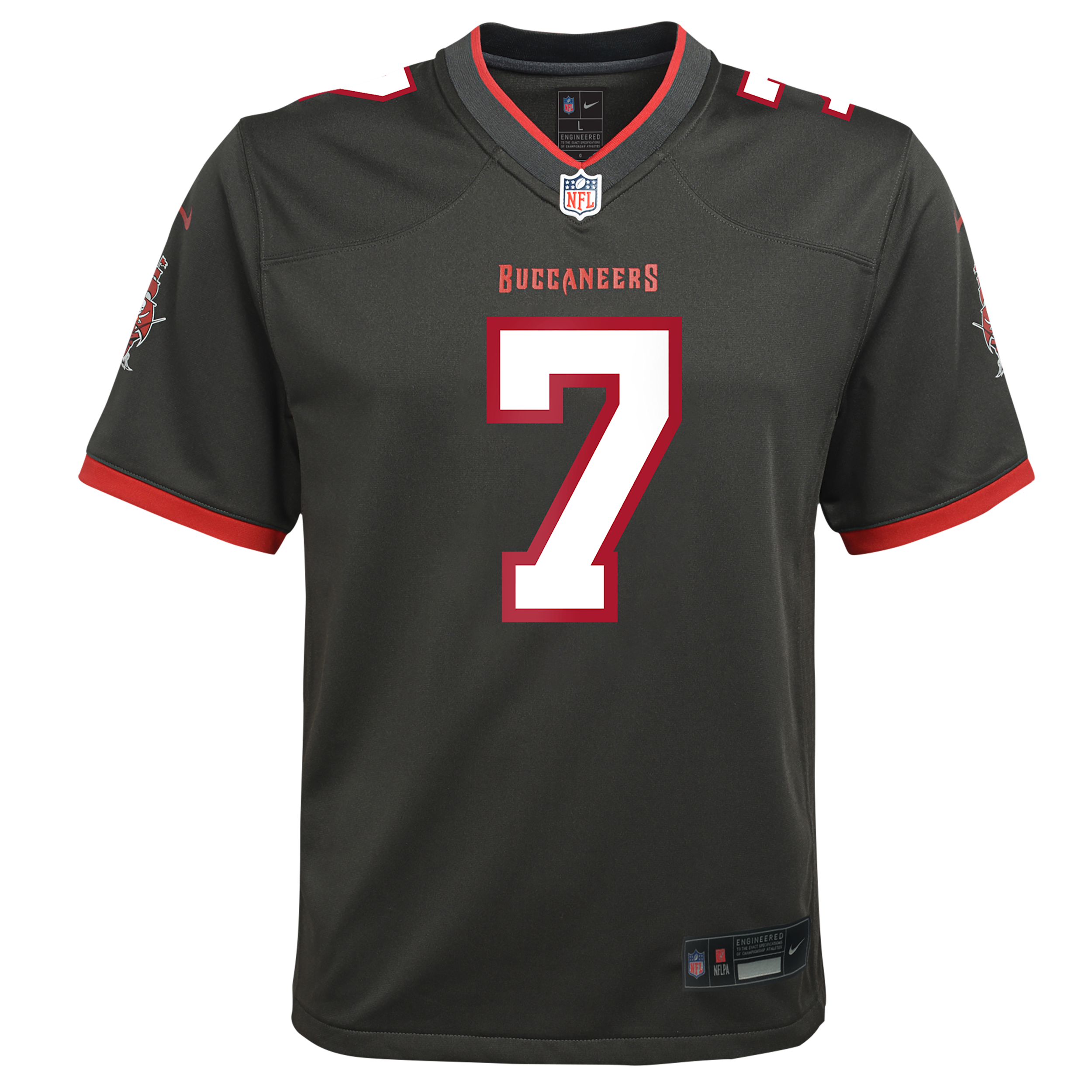 Nike Big Boys and Girls Bucky Irving Pewter Tampa Bay Buccaneers Alternate Game Jersey - Pewter