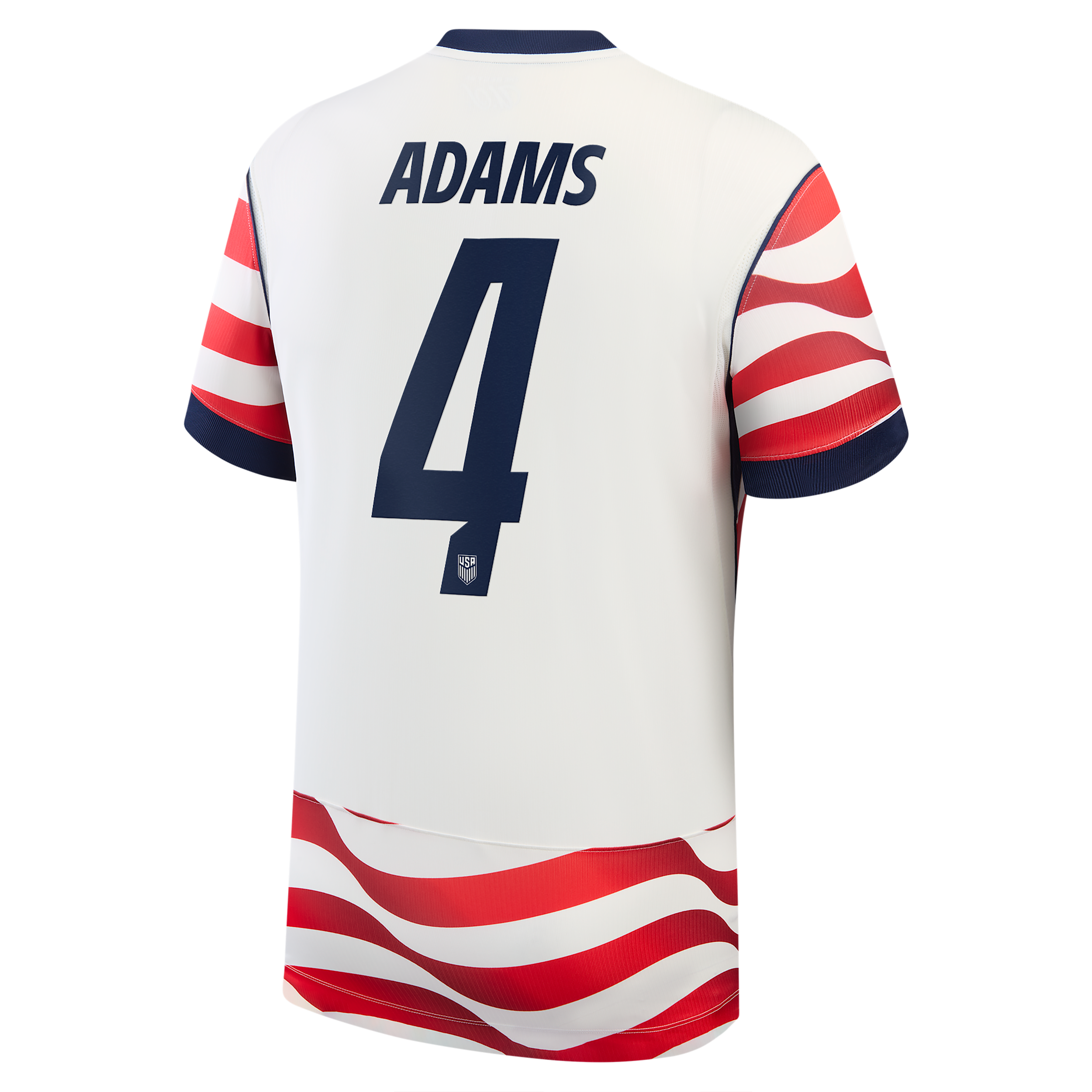Tyler Adams USMNT 2026 Stadium Home Nike Men's Dri-FIT Soccer Jersey in White | NN203943404-USM