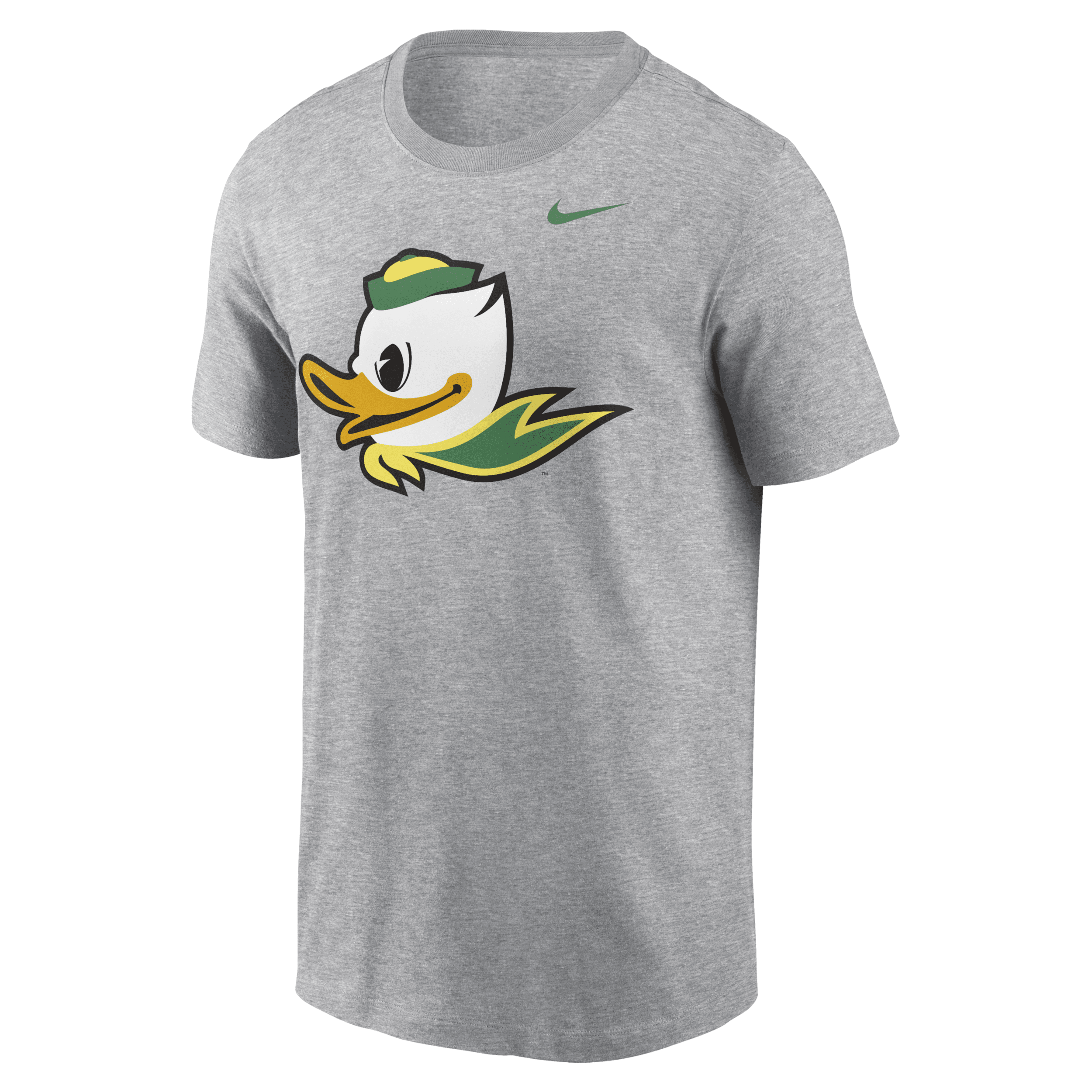 Nike Men's Heather Gray Oregon Ducks Primetime Evergreen Alternate Logo T-shirt In Grey