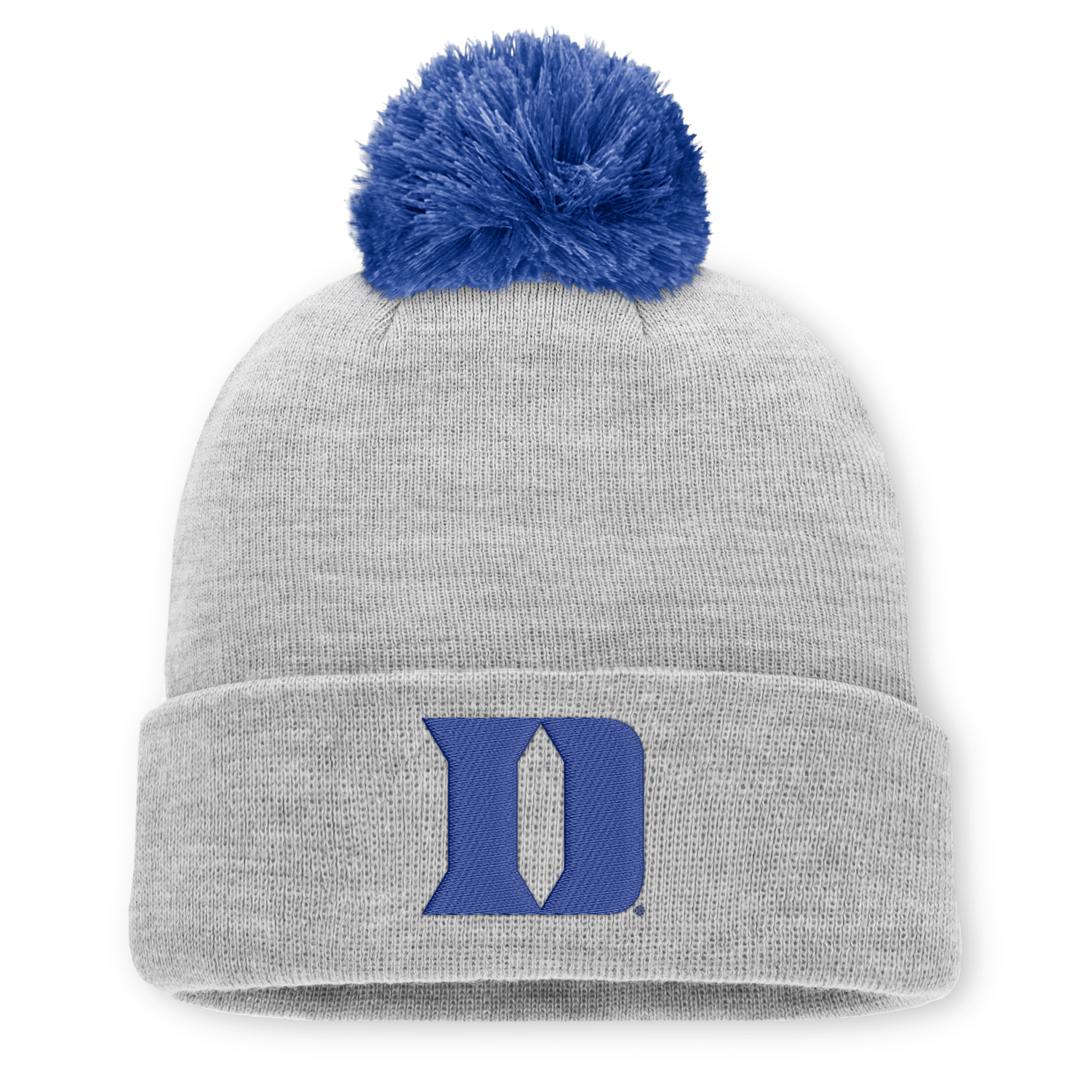 Duke Peak Nike Men's College Cuffed Beanie in Grey | NC1606GDU-C9K