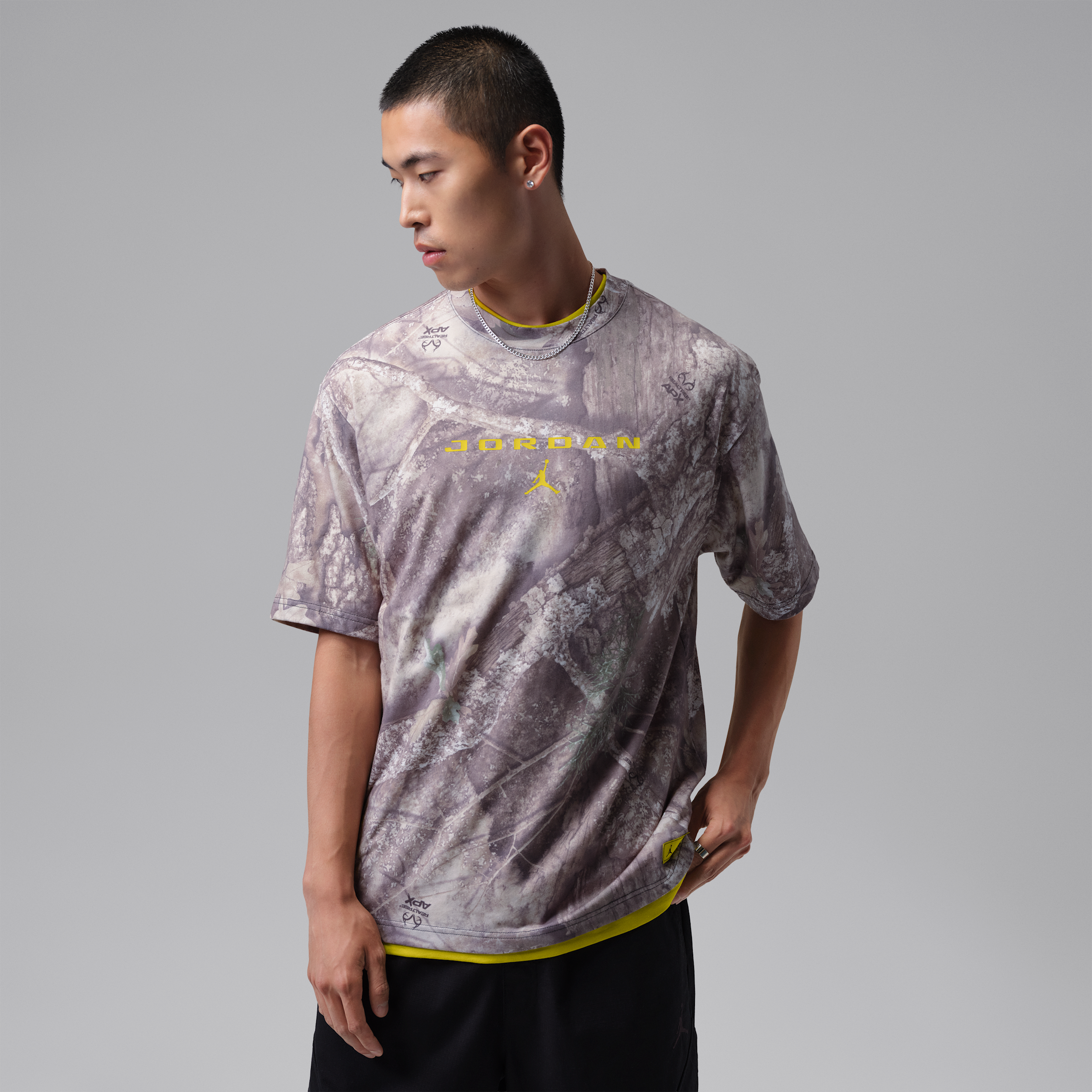 Men's Jordan Brooklyn Realtree T-Shirt in White | IO0109-100