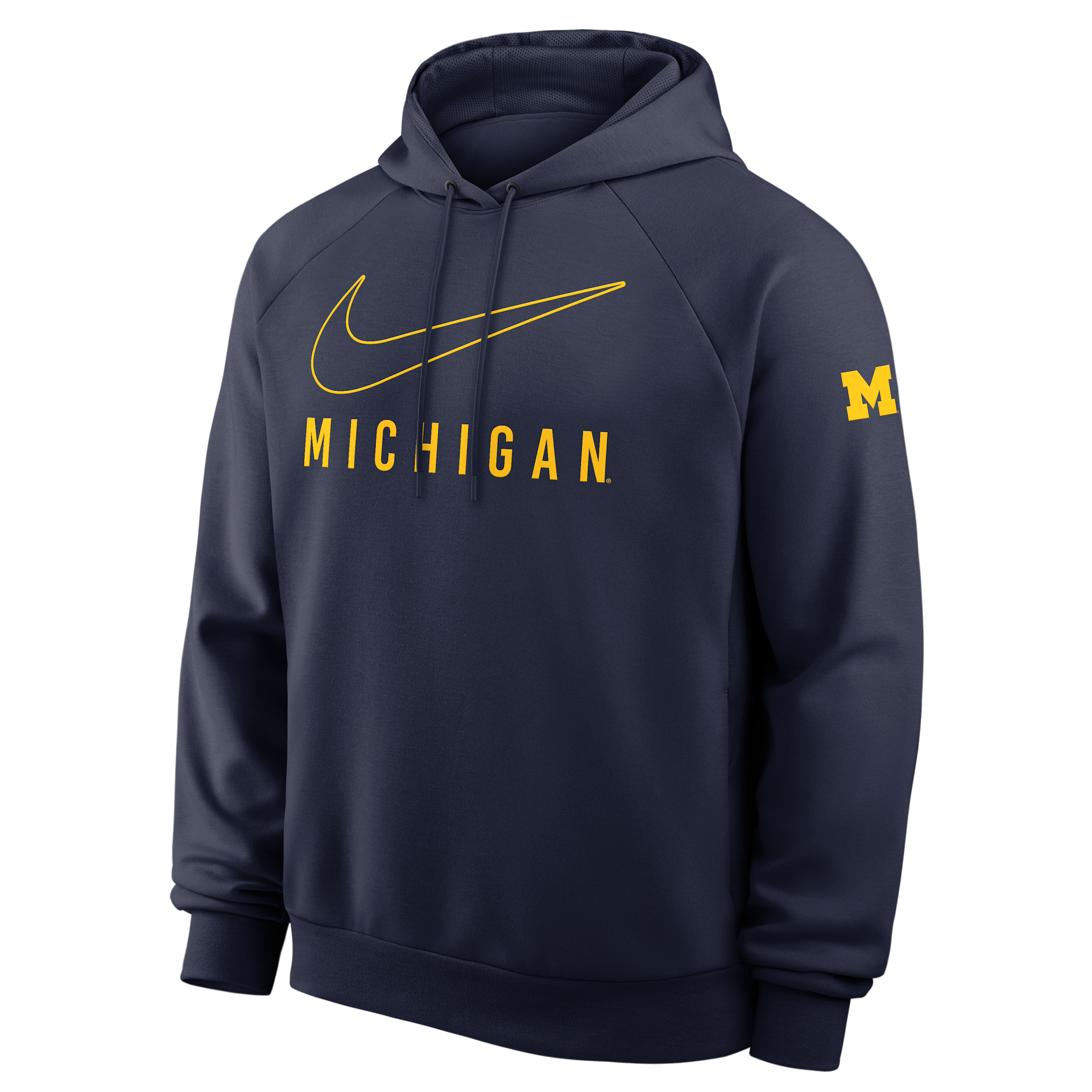 Jordan Michigan Premium Performance Nike Men's Dri-fit College Pullover Hoodie In Blue