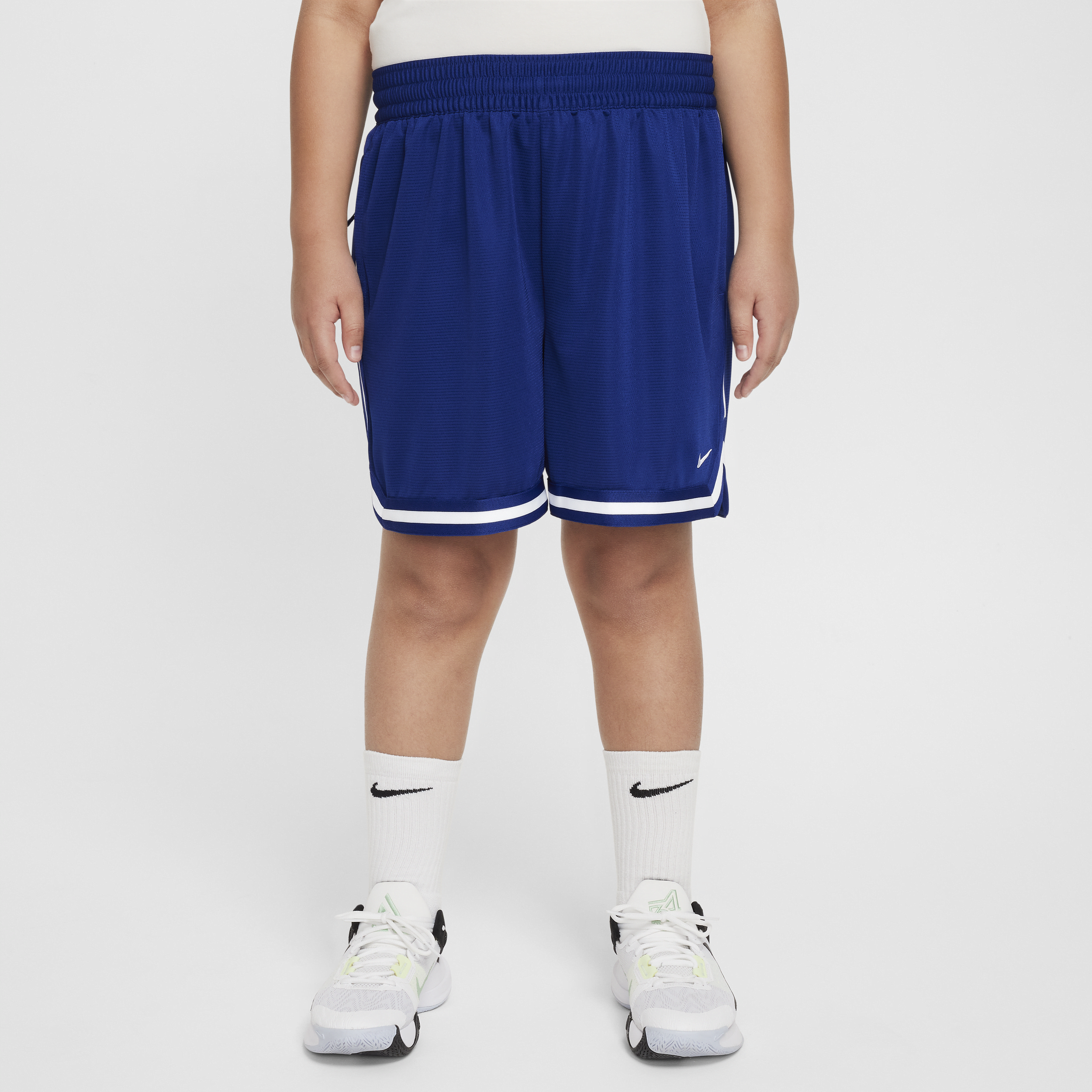 Shop Nike Dna Big Kids' (boys') Basketball Shorts (extended Size) In Blue