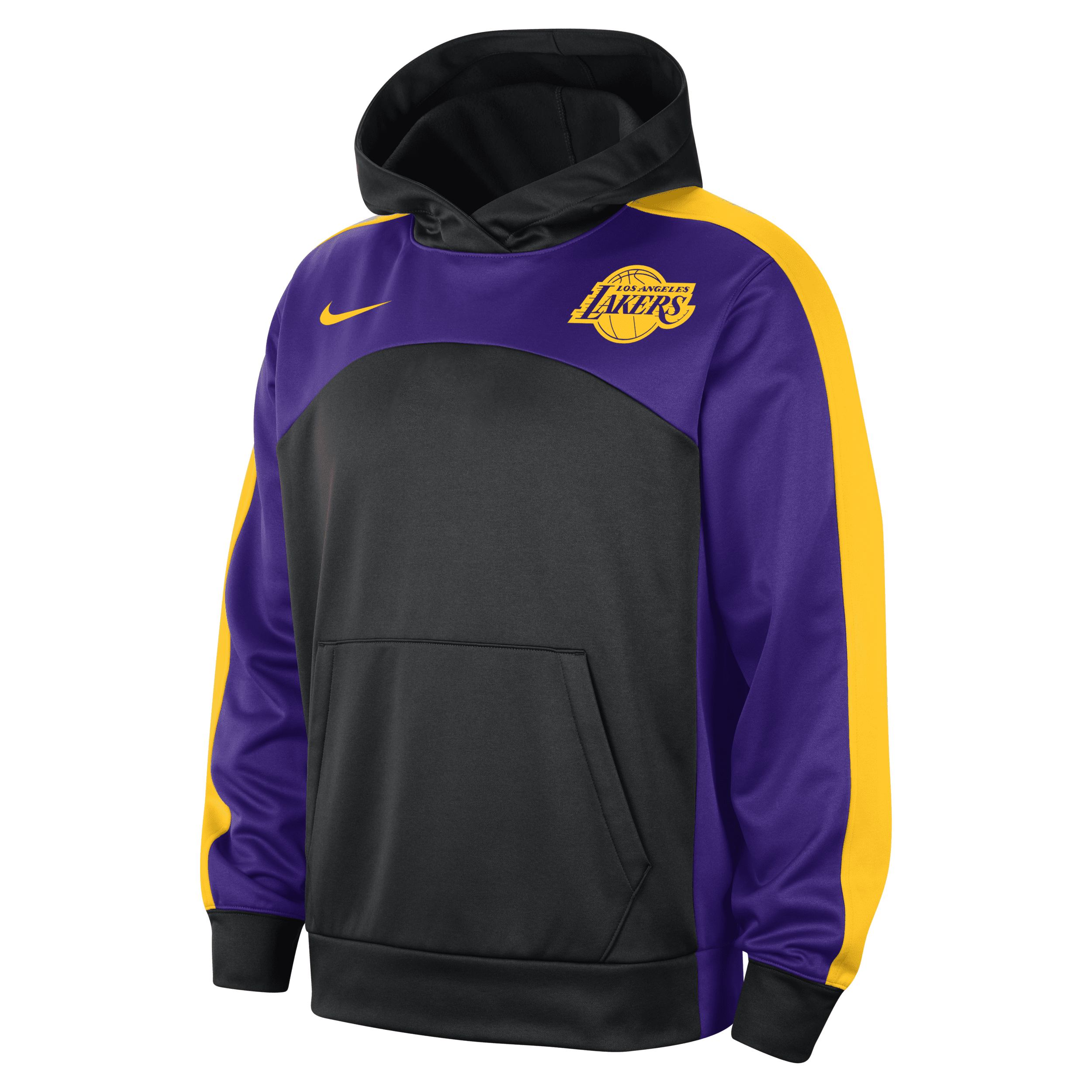 Shop Nike Los Angeles Lakers Starting 5  Men's Therma-fit Nba Graphic Hoodie In Black