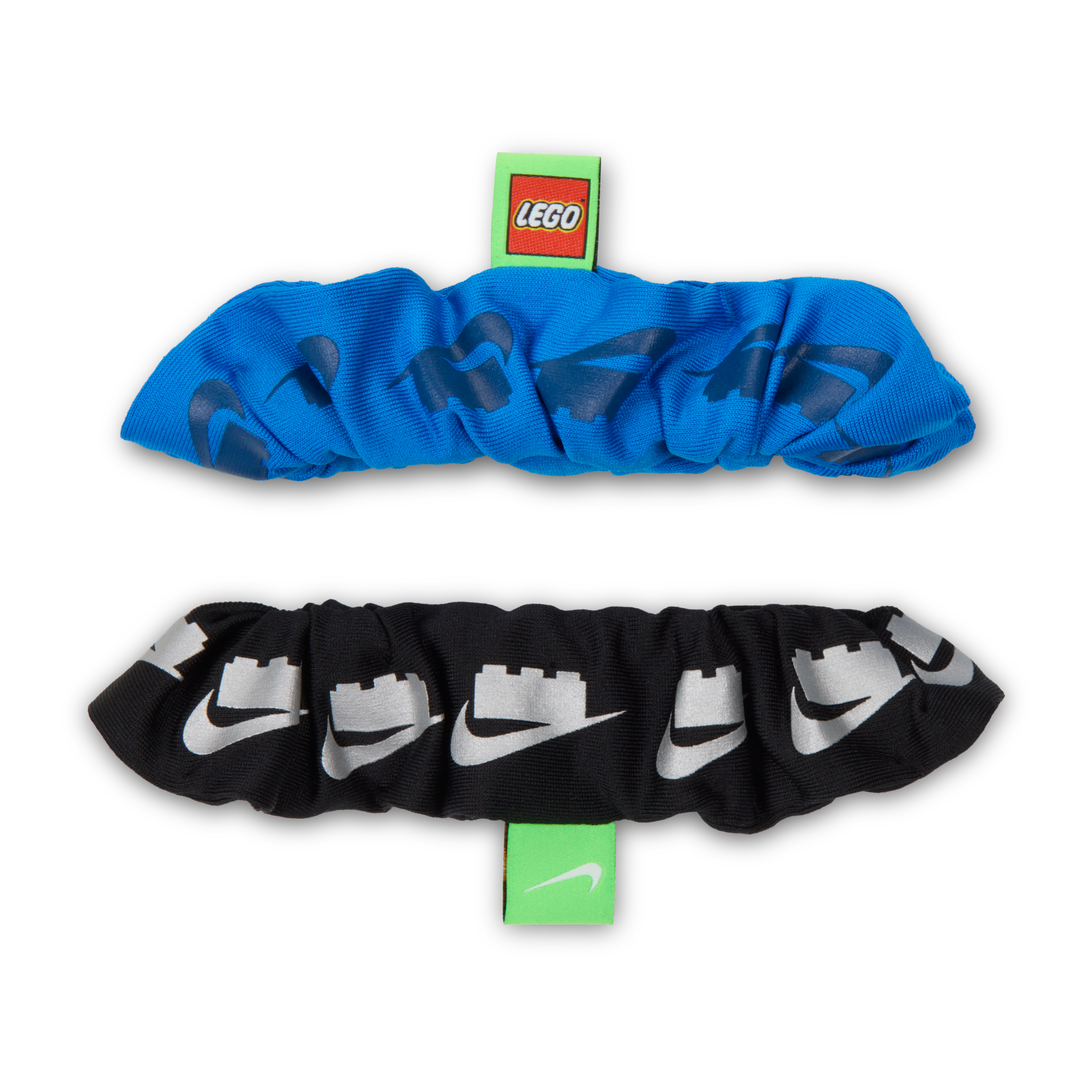 Nike Womens x LEGO Collection Gathered Hair Ties 2-Pack in Multicolor N1013731-444 18$