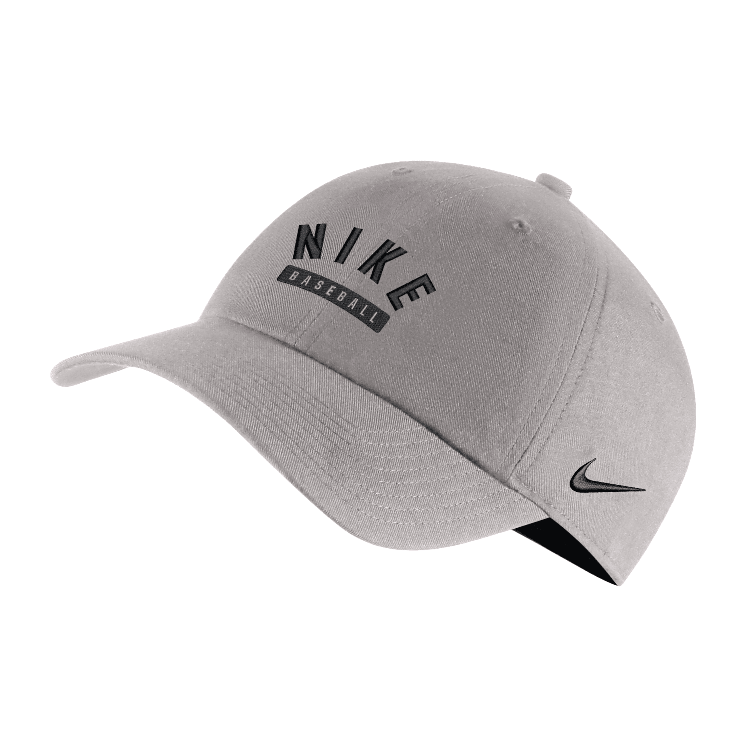 Nike Unisex Baseball Campus Cap In Grey