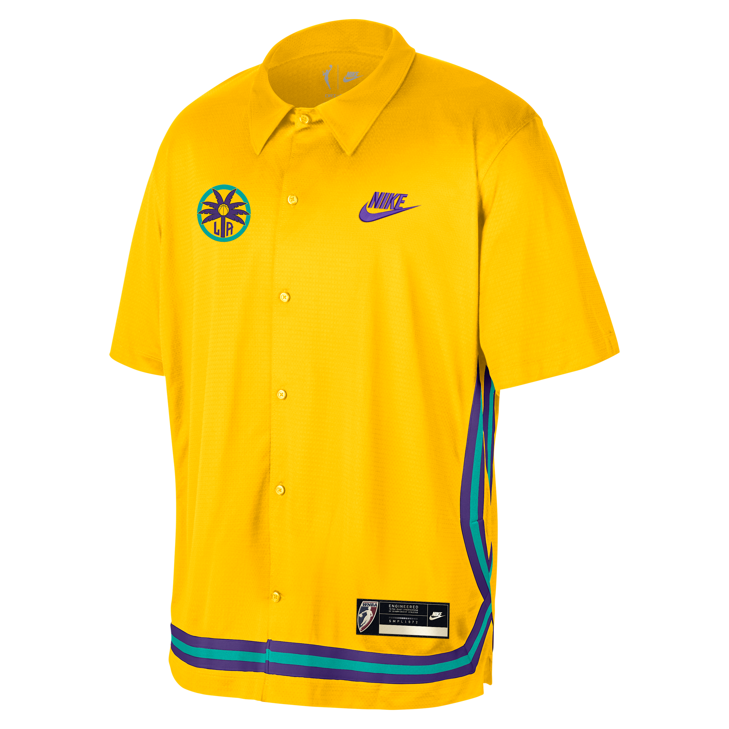 Los Angeles Sparks Court Origins Nike Men's Dri-FIT WNBA T-Shirt in Yellow | IM6712-728