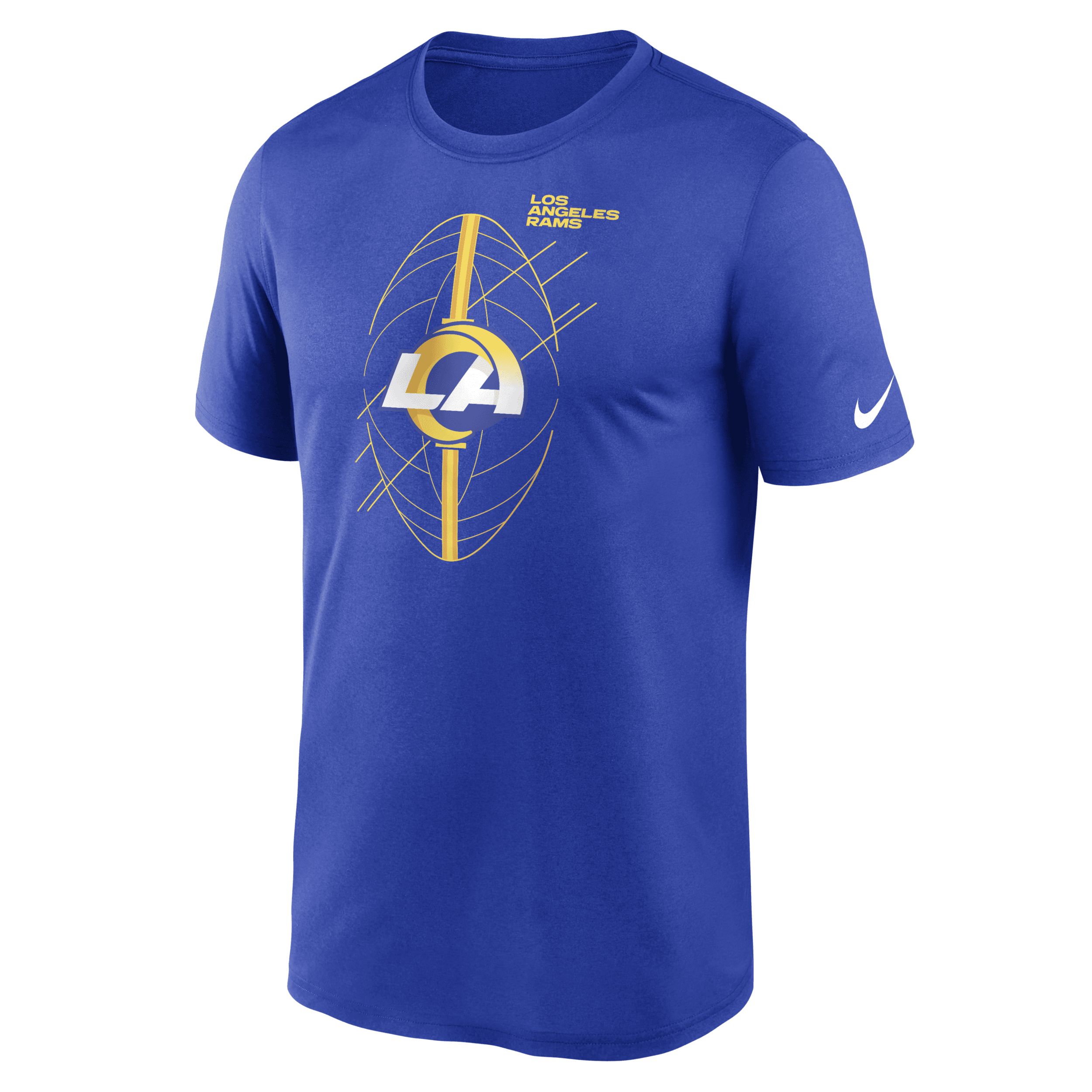 Shop Nike Men's Dri-fit Icon Legend (nfl Los Angeles Rams) T-shirt In Blue