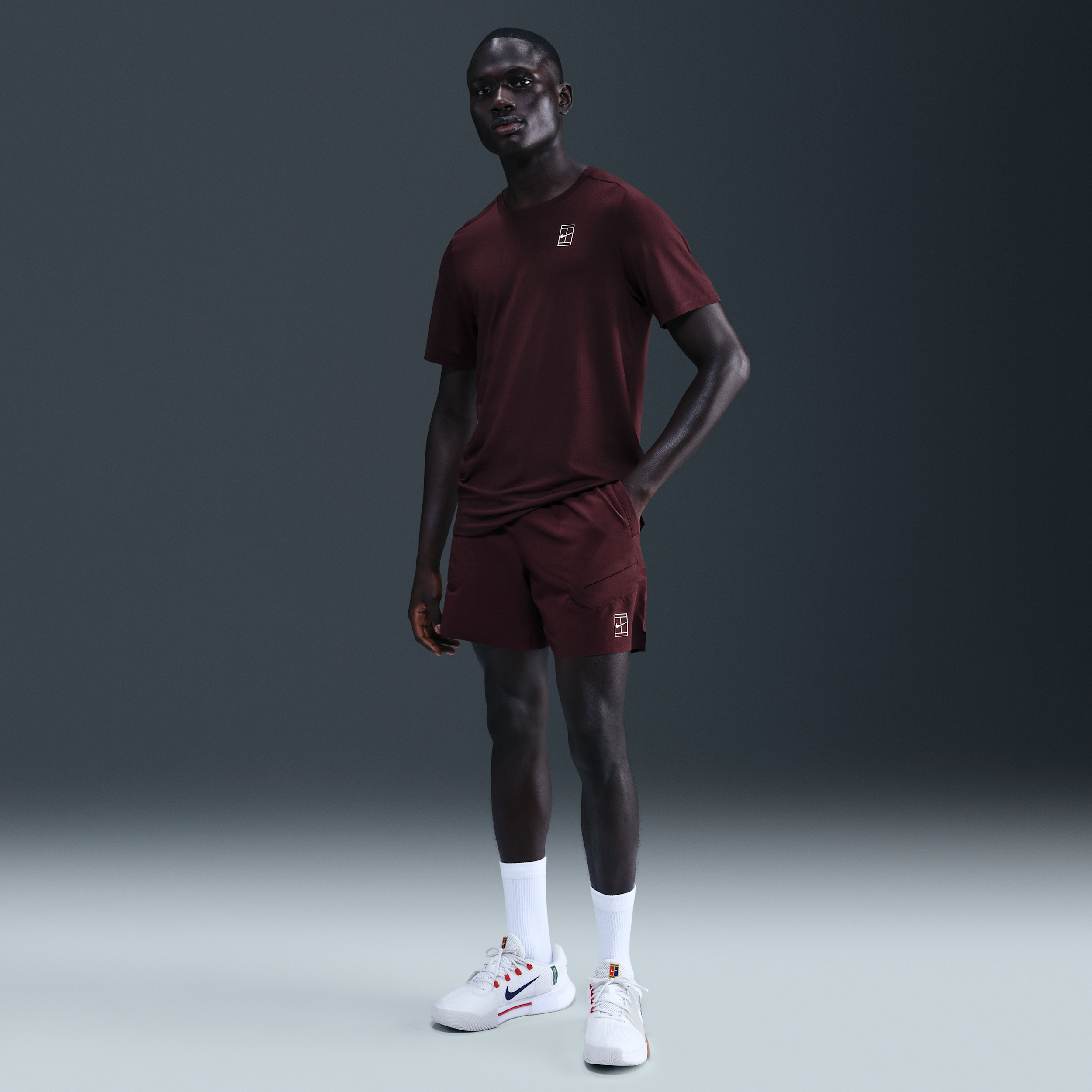 Nike Men's Court Advantage Dri-fit 6" Tennis Shorts In Red