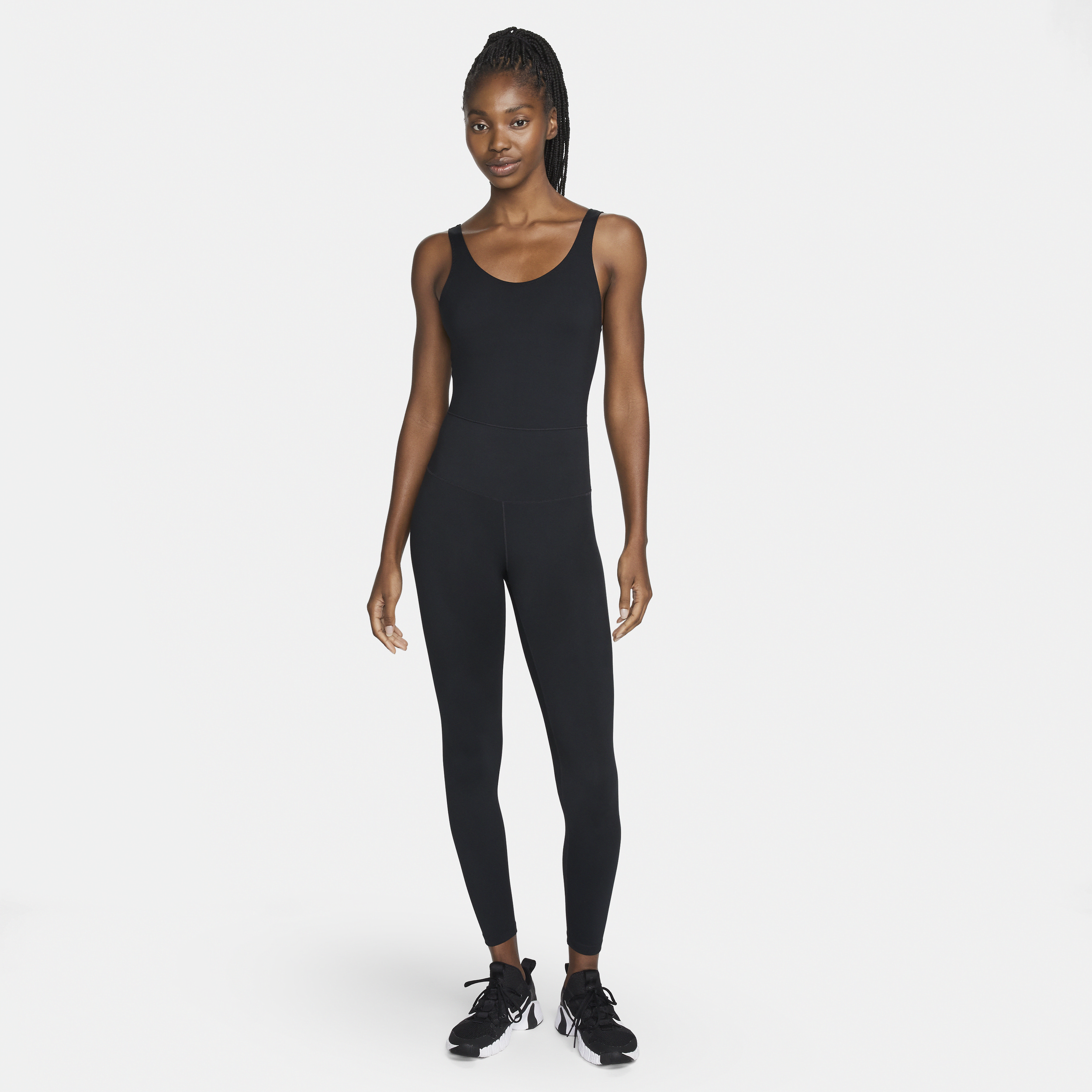 Shop Nike Women's One Dri-fit Bodysuit In Black