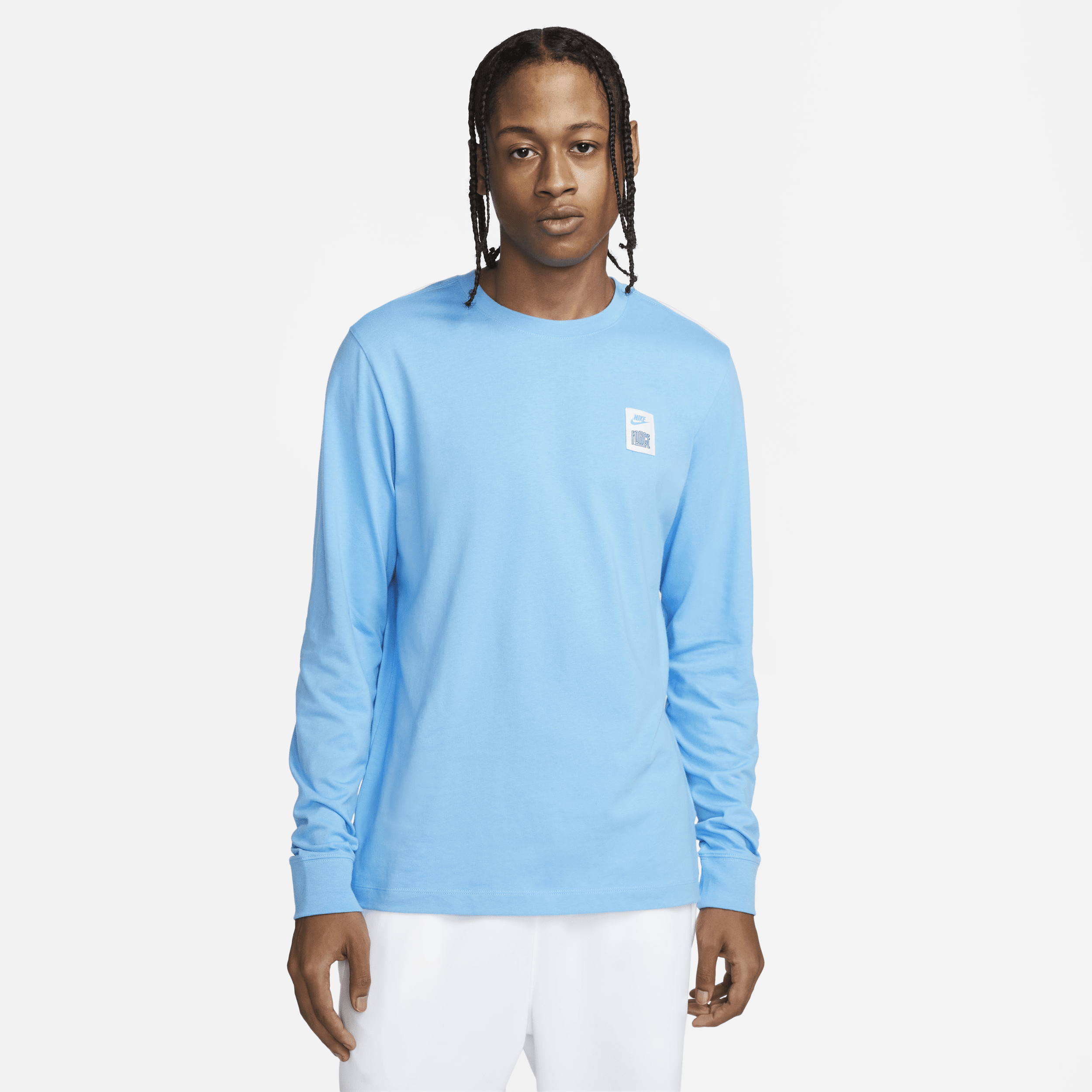 light blue nike long sleeve