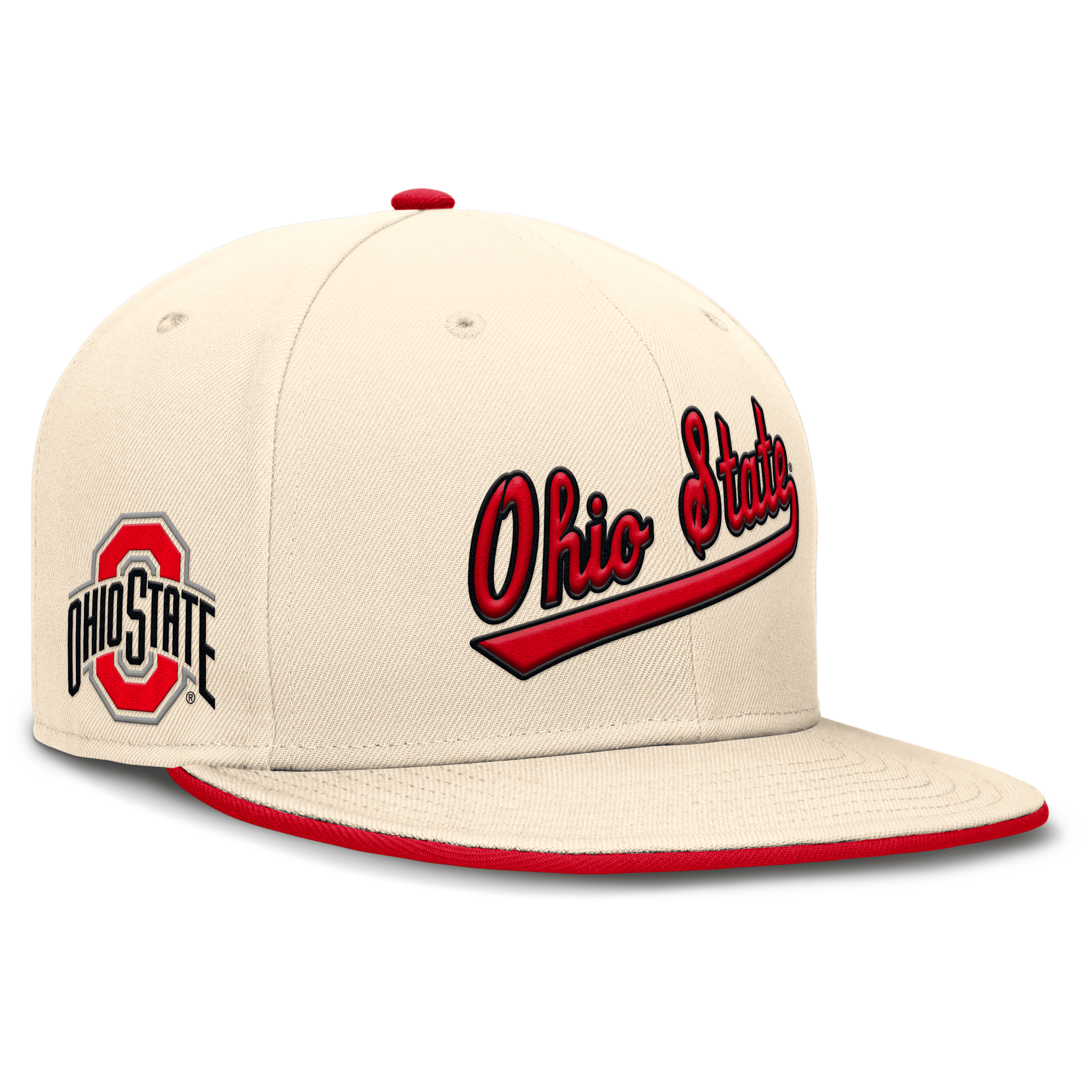 Nike Ohio State Buckeyes Primetime True Men's Dri-fit College Fitted Hat In Brown