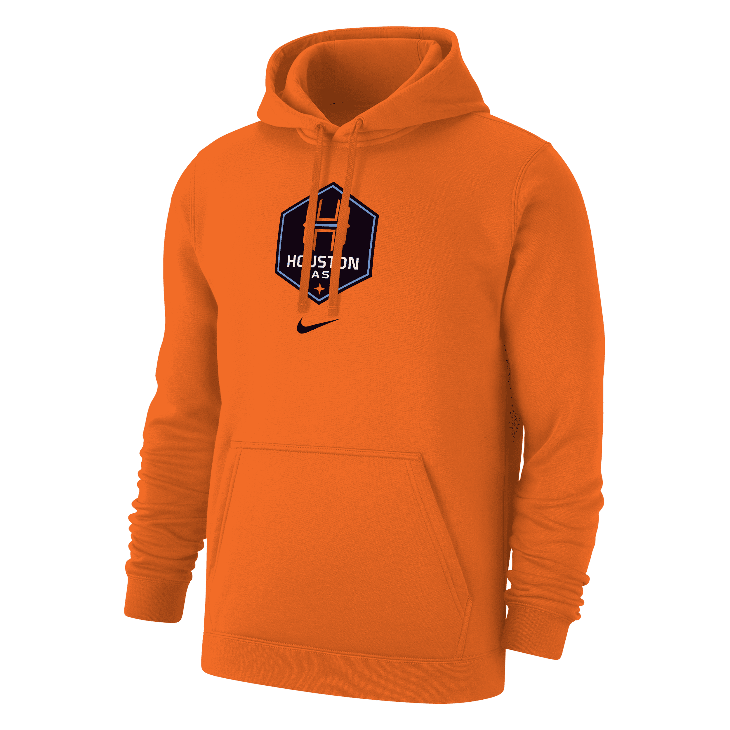 Shop Nike Houston Dash Club Fleece  Men's Nwsl Pullover Hoodie In Orange