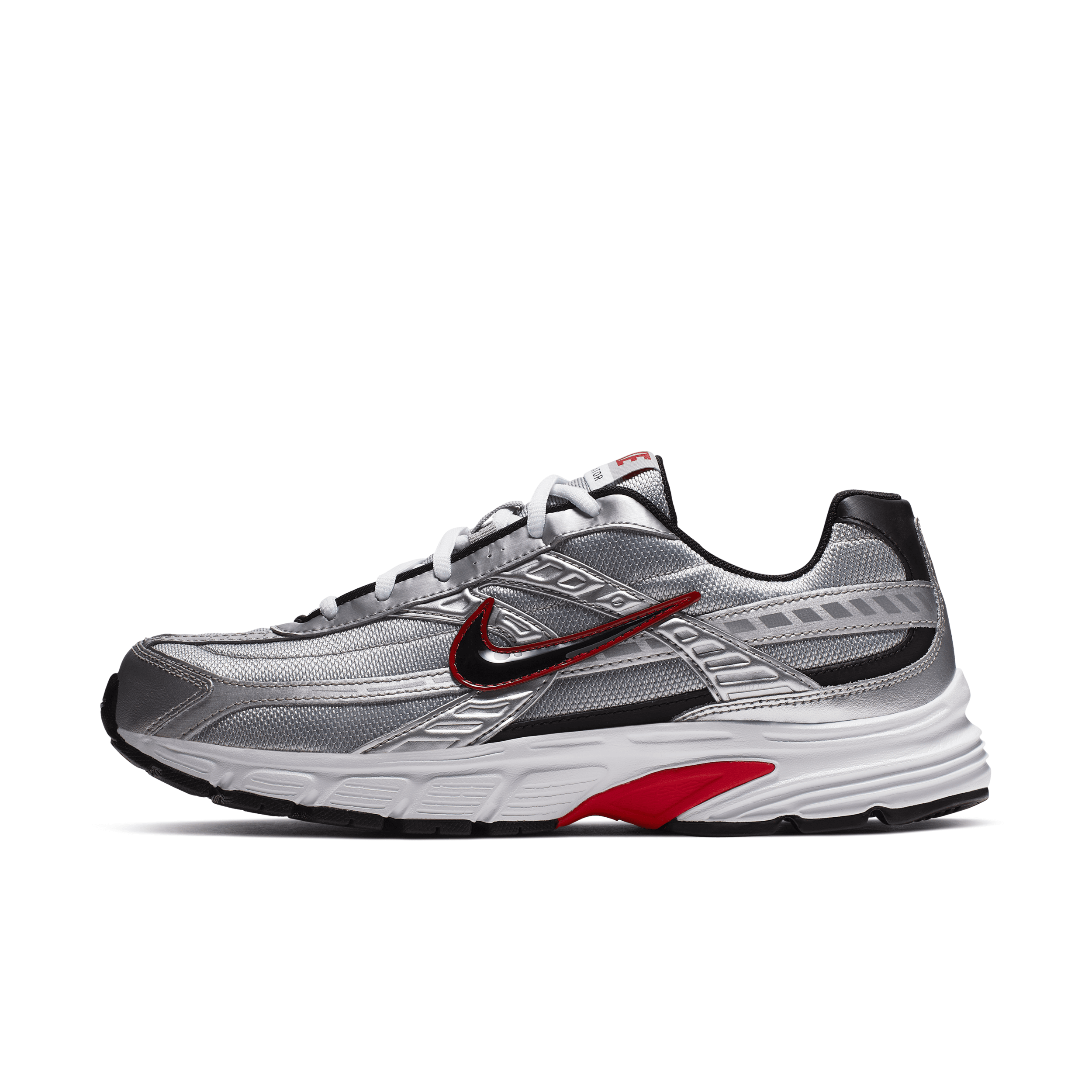 Nike Initiator "metallic Silver Red" Trainers In Grey