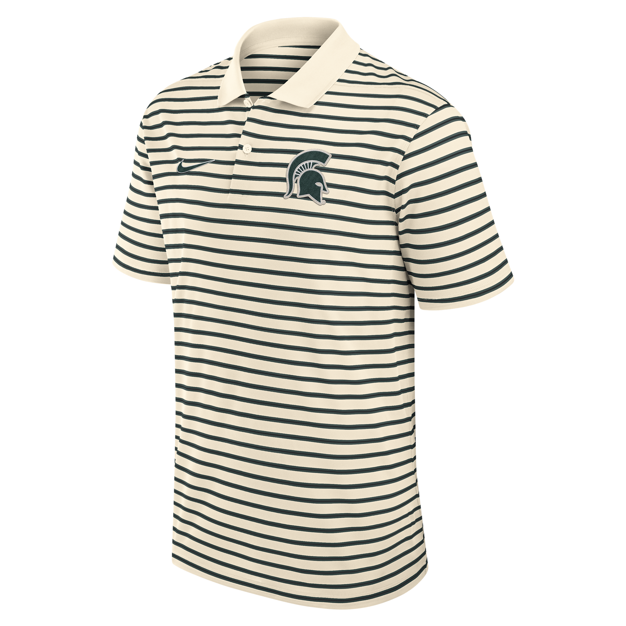 Nike Michigan State Striped  Men's Dri-fit College Polo In Brown