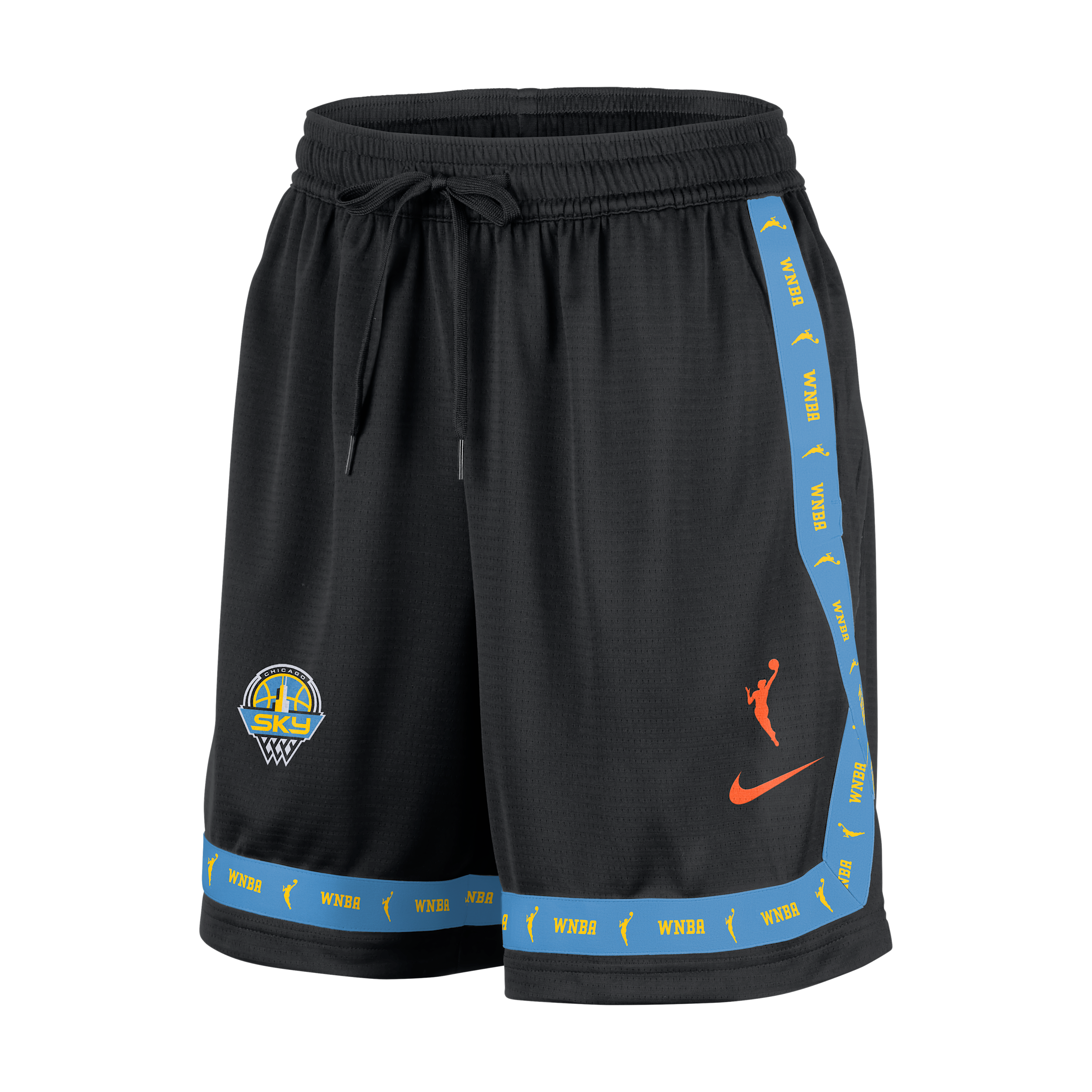 Chicago Sky Nike Women's Crossover WNBA Shorts in Black | IQ3663-010