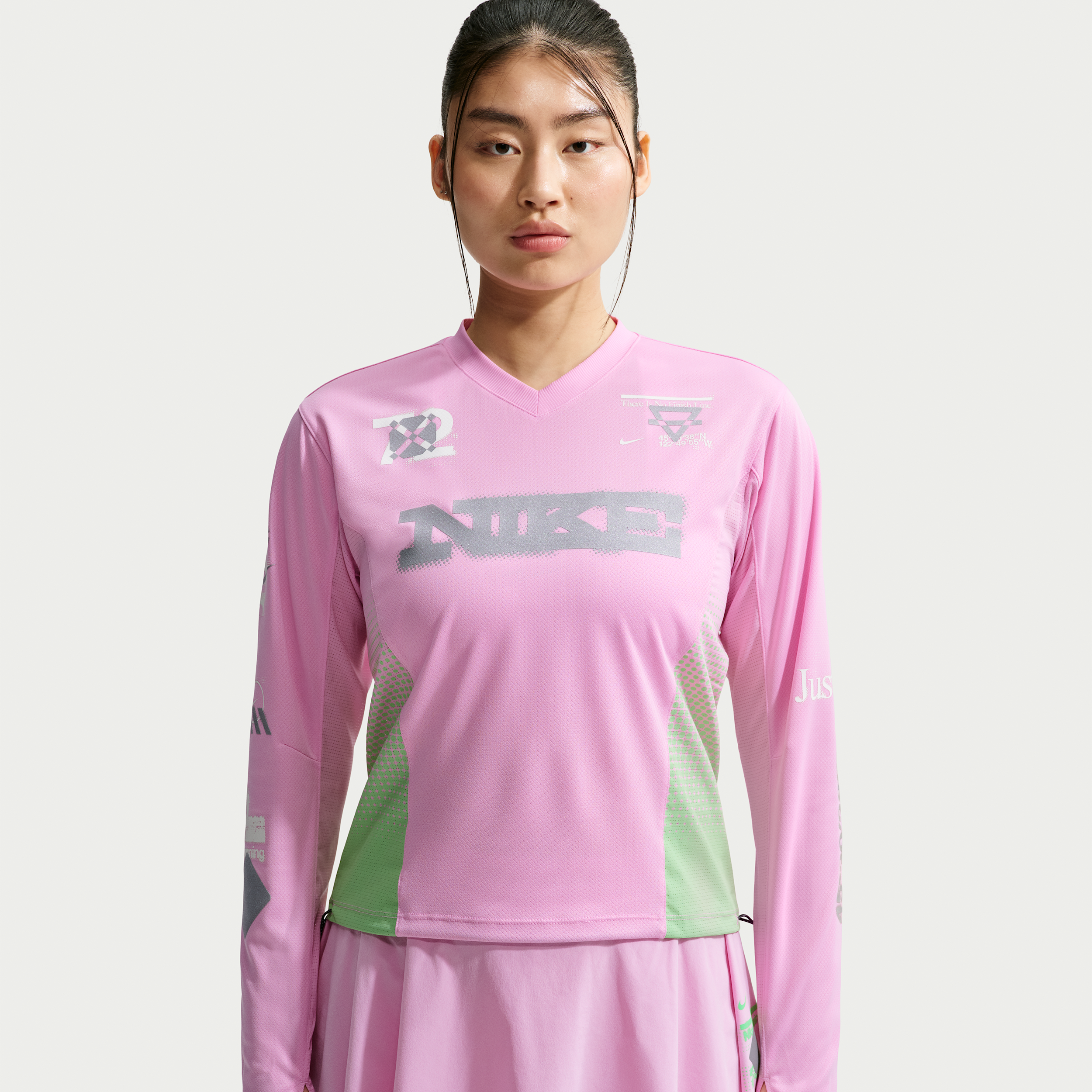 Nike Women's Swift Long-Sleeve Running Top in Pink | IM7542-621