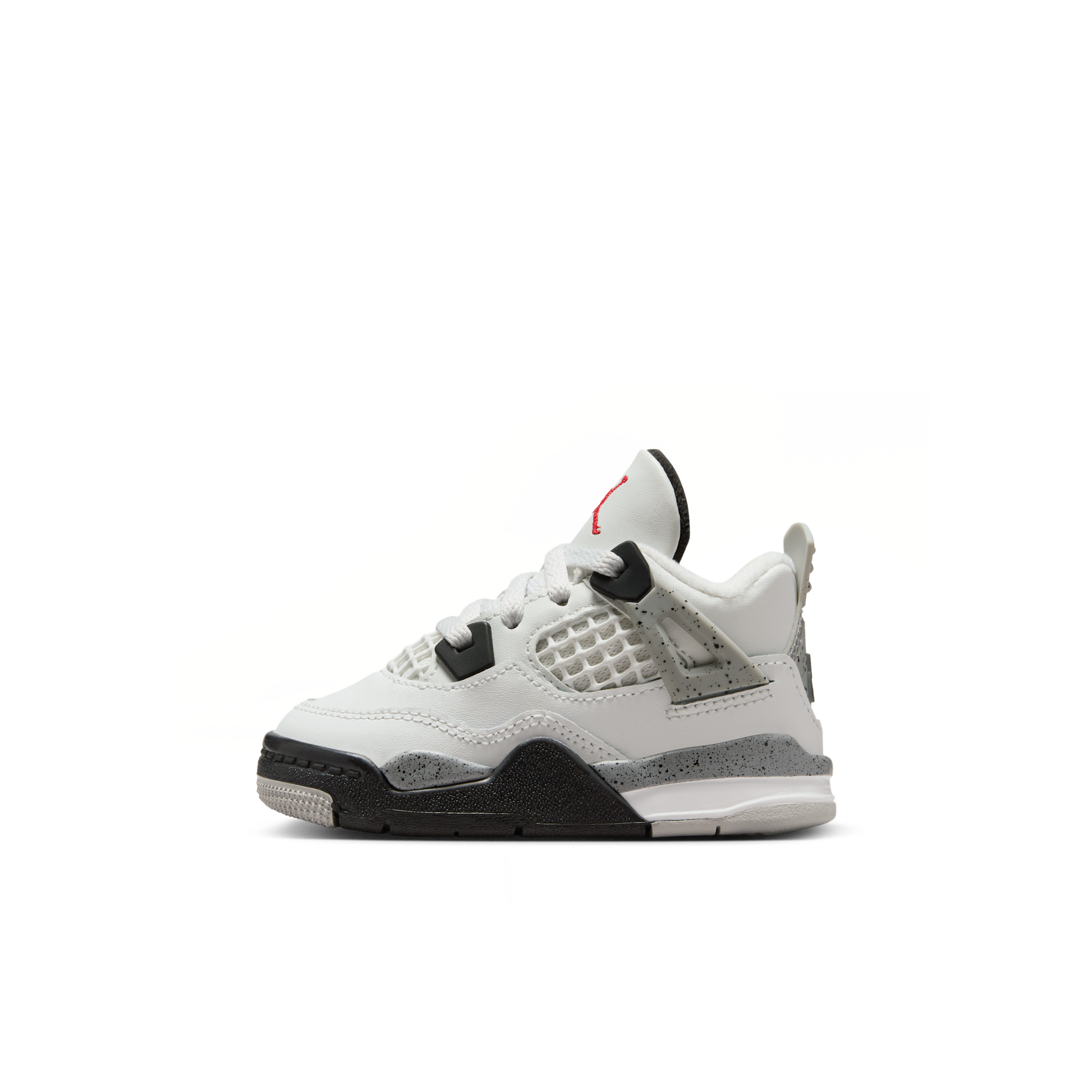 Jordan 4 Retro "white Cement" Baby/toddler Shoes In White