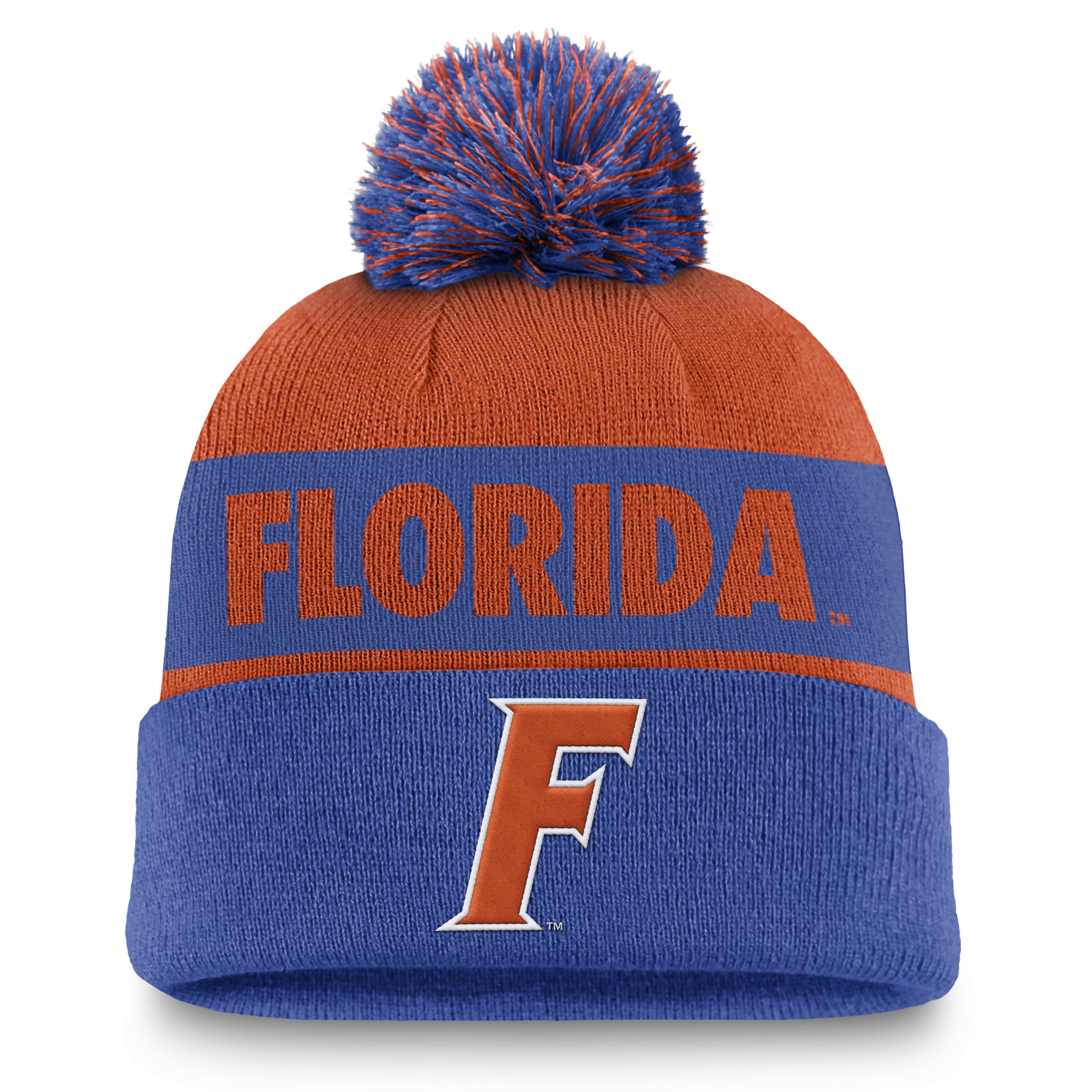 JORDAN FLORIDA GATORS PRIMETIME PEAK NIKE UNISEX COLLEGE CUFFED POM BEANIE 1015609970