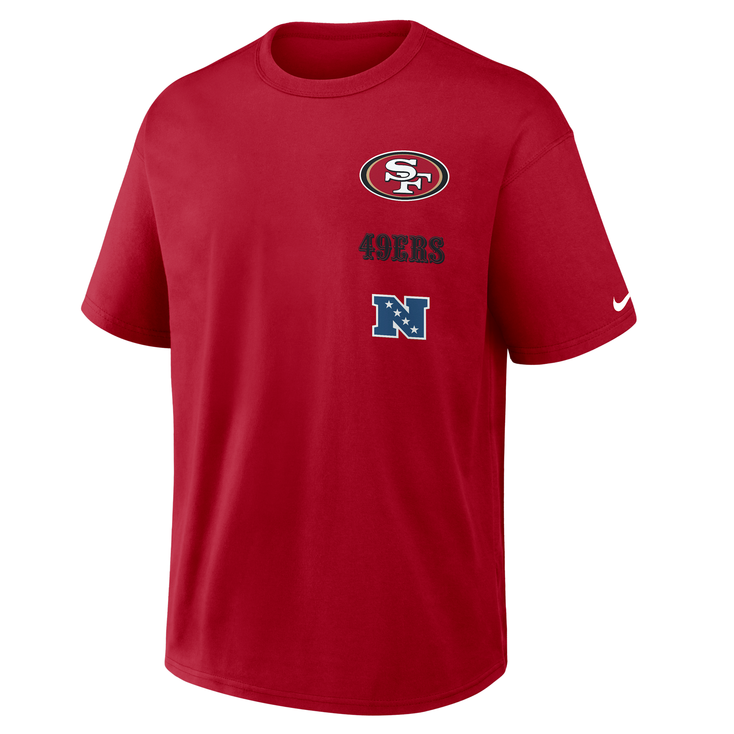 Nike Men's Scarlet San Francisco 49ers The Forward Heavyweight Max90 T-Shirt - Scarlet