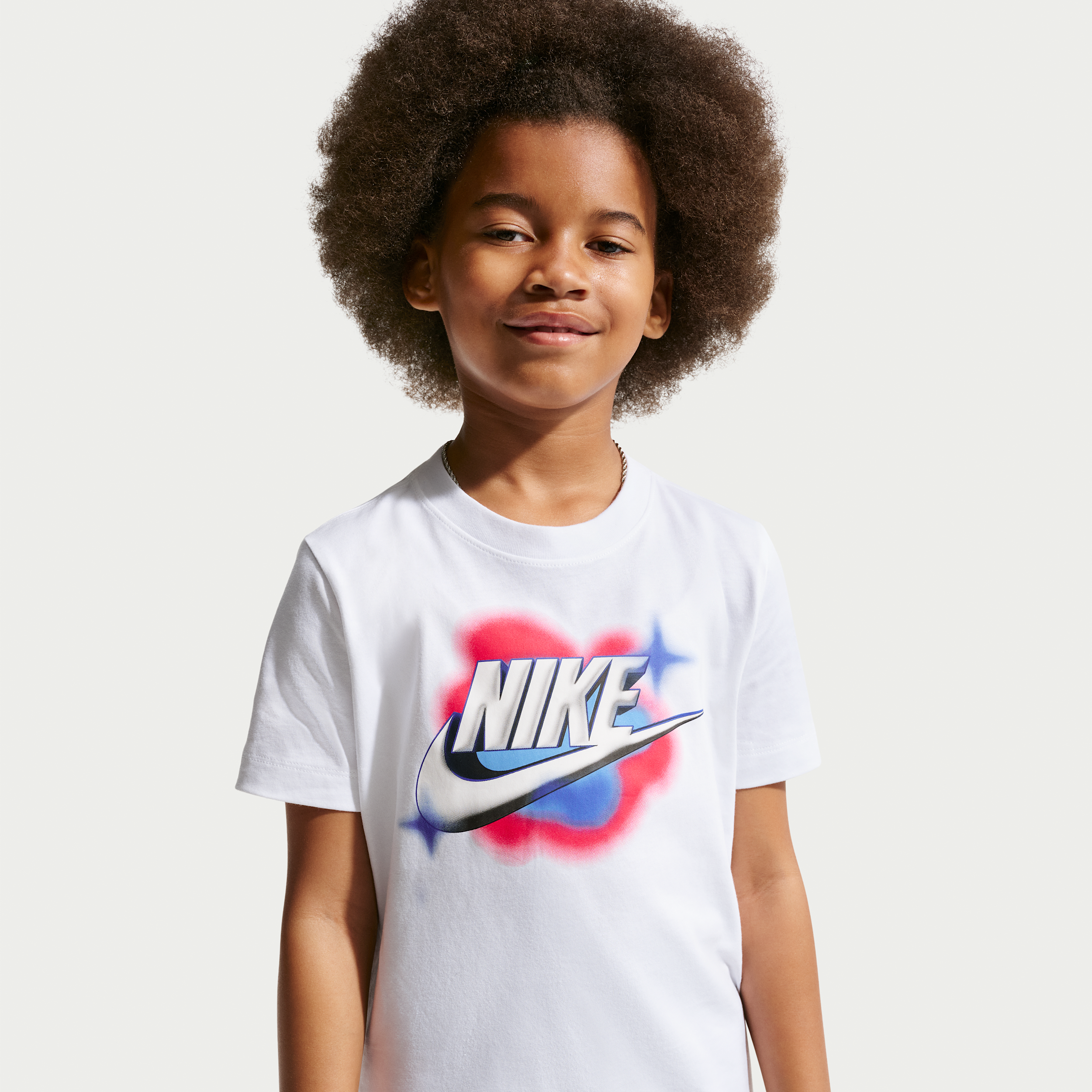 Nike Sportswear Big Kids' T-Shirt in White | IO1981-100