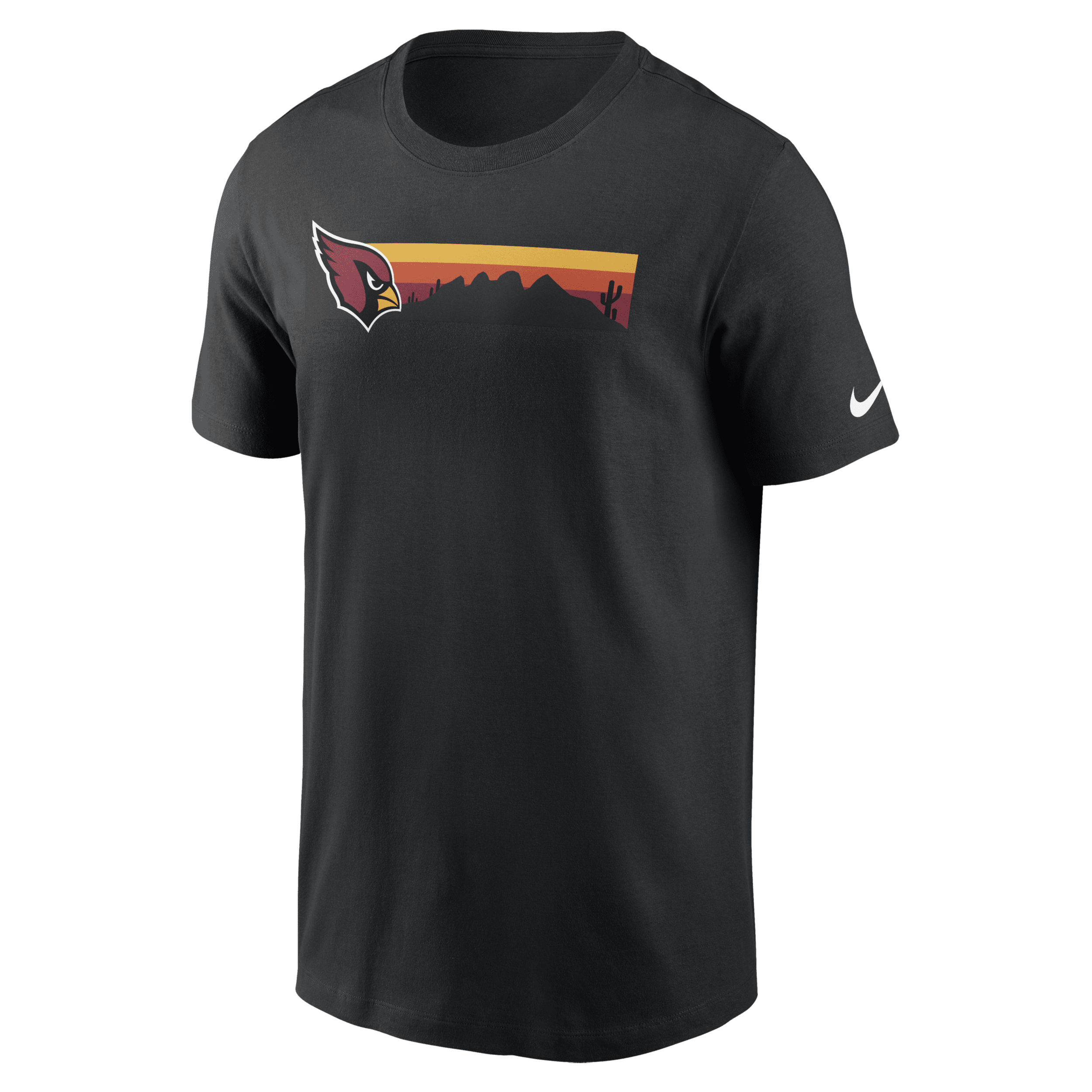 Nike Black Arizona Cardinals Local Essential T-shirt In Black
