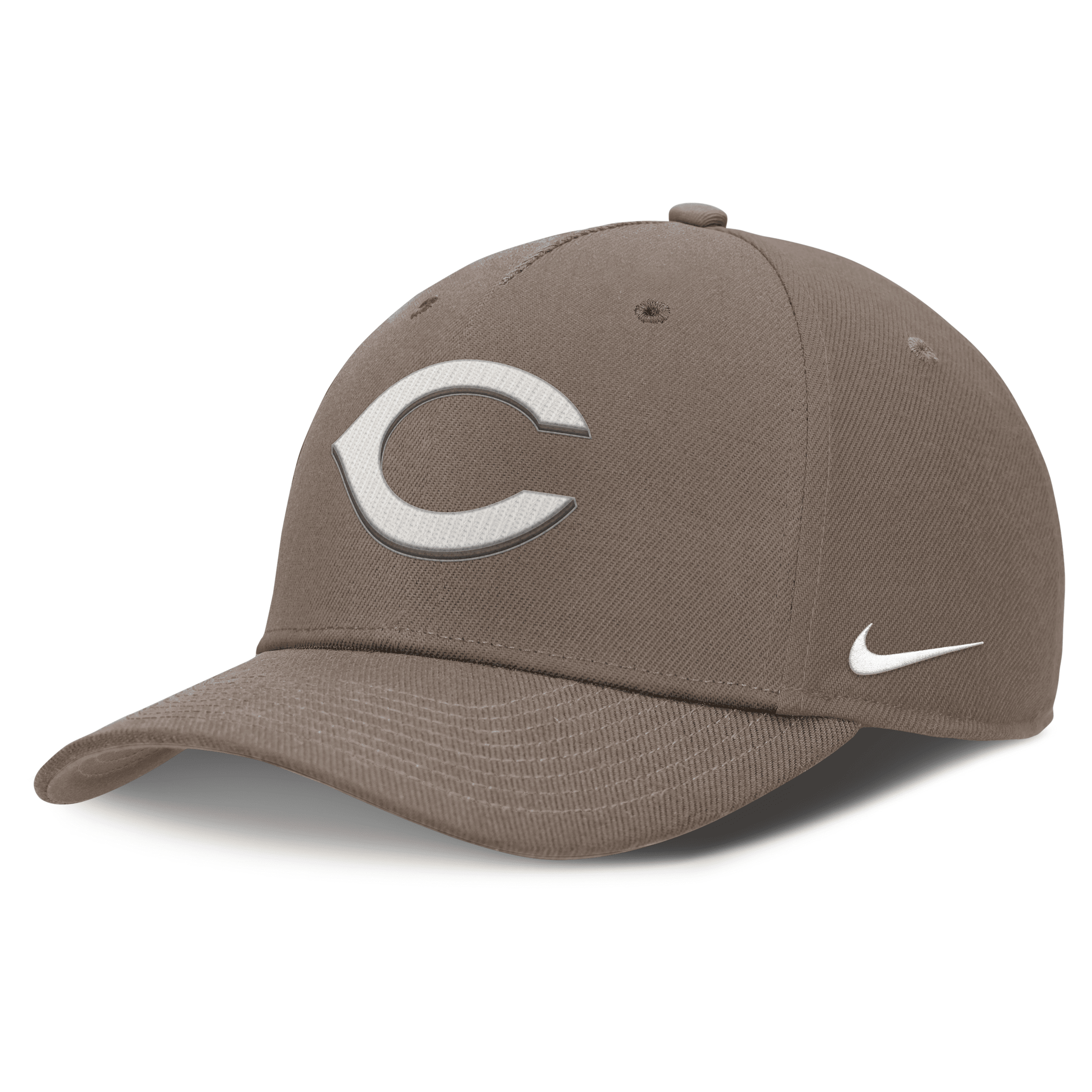 Nike Cincinnati Reds Rise  Men's Dri-fit Mlb Adjustable Hat In Brown