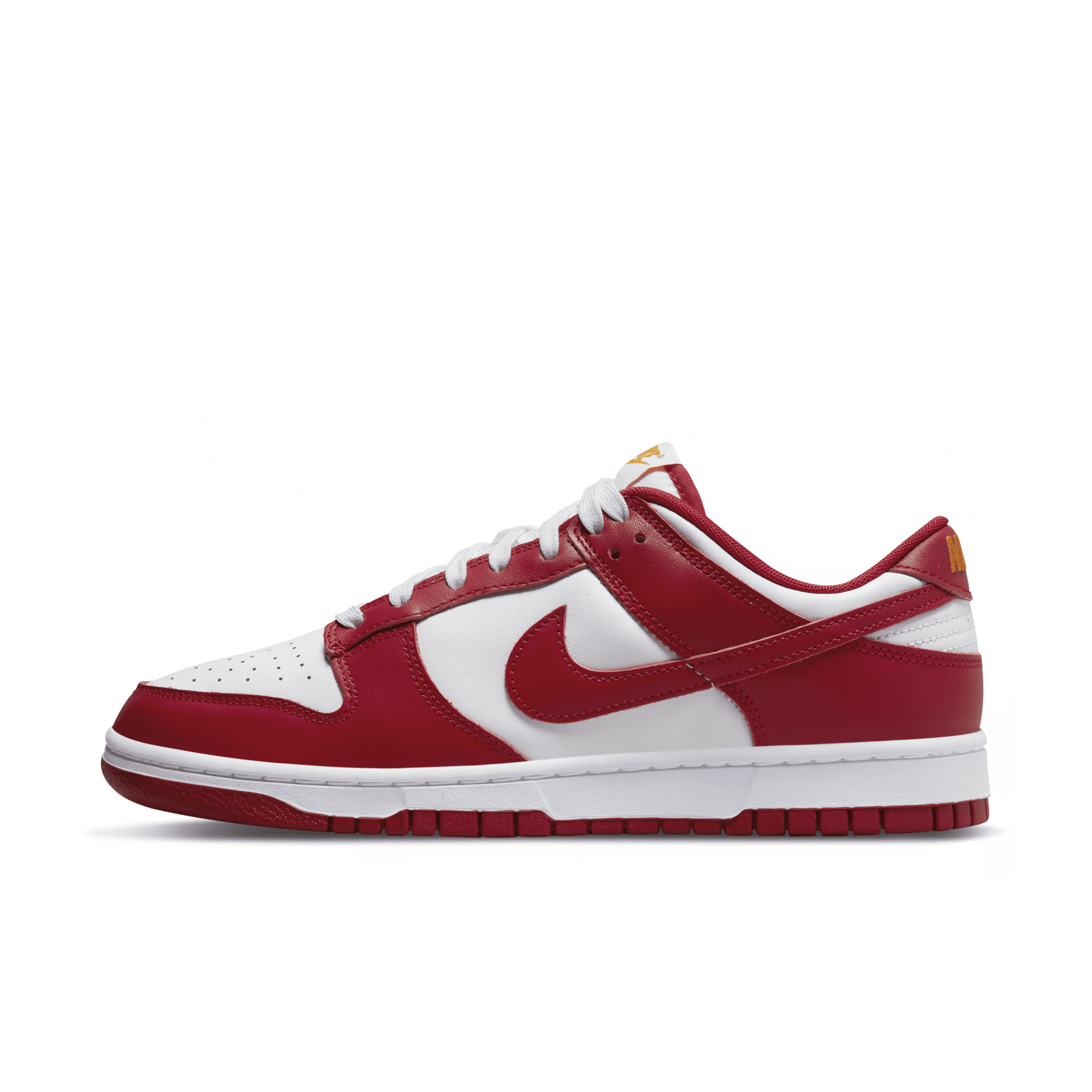 Nike Dunk Low Retro Basketball Shoe In Red
