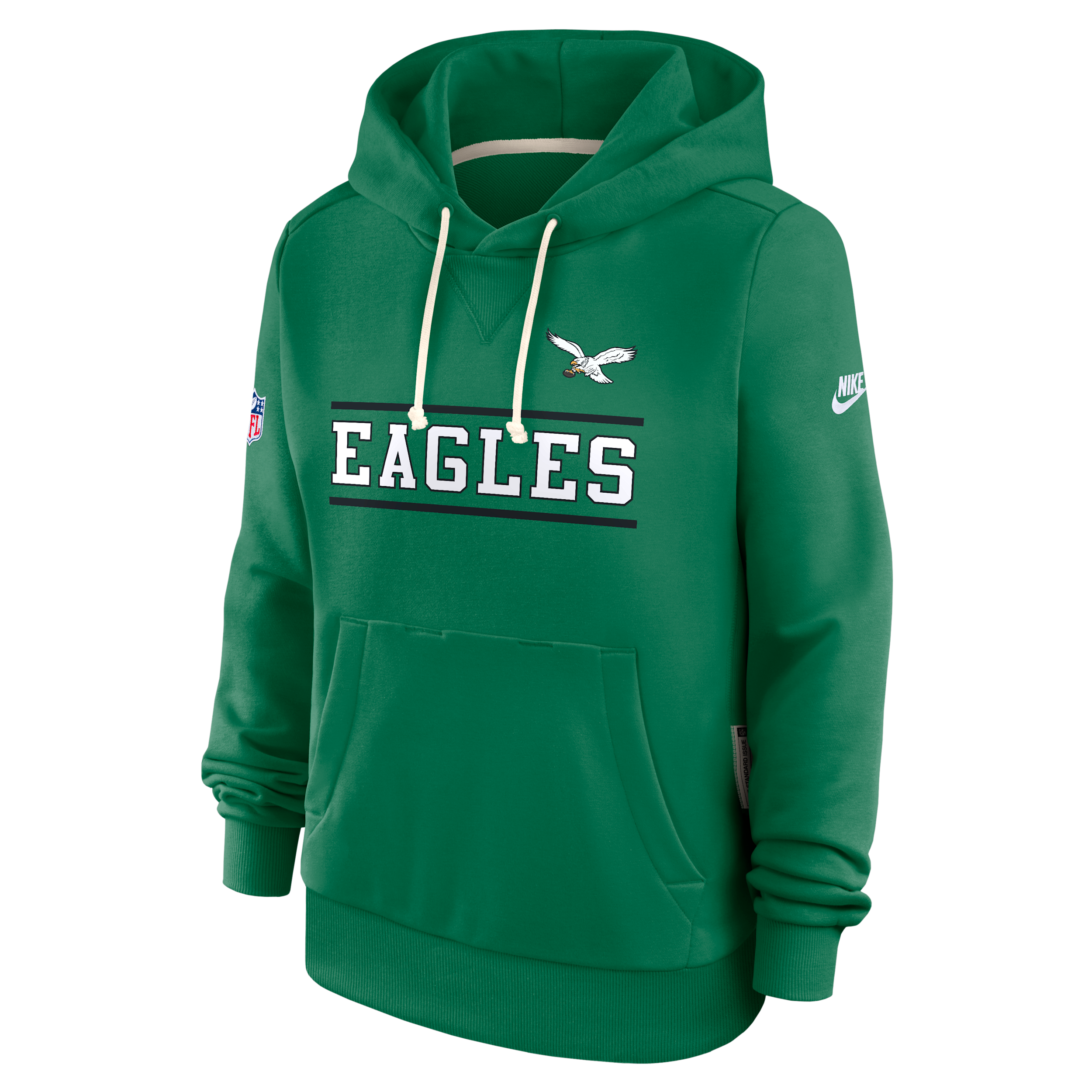 Philadelphia Eagles Sideline Standard Issue Alt Nike Women's Dri-FIT NFL Pullover Hoodie in Green | 03C330RQ86-PT1