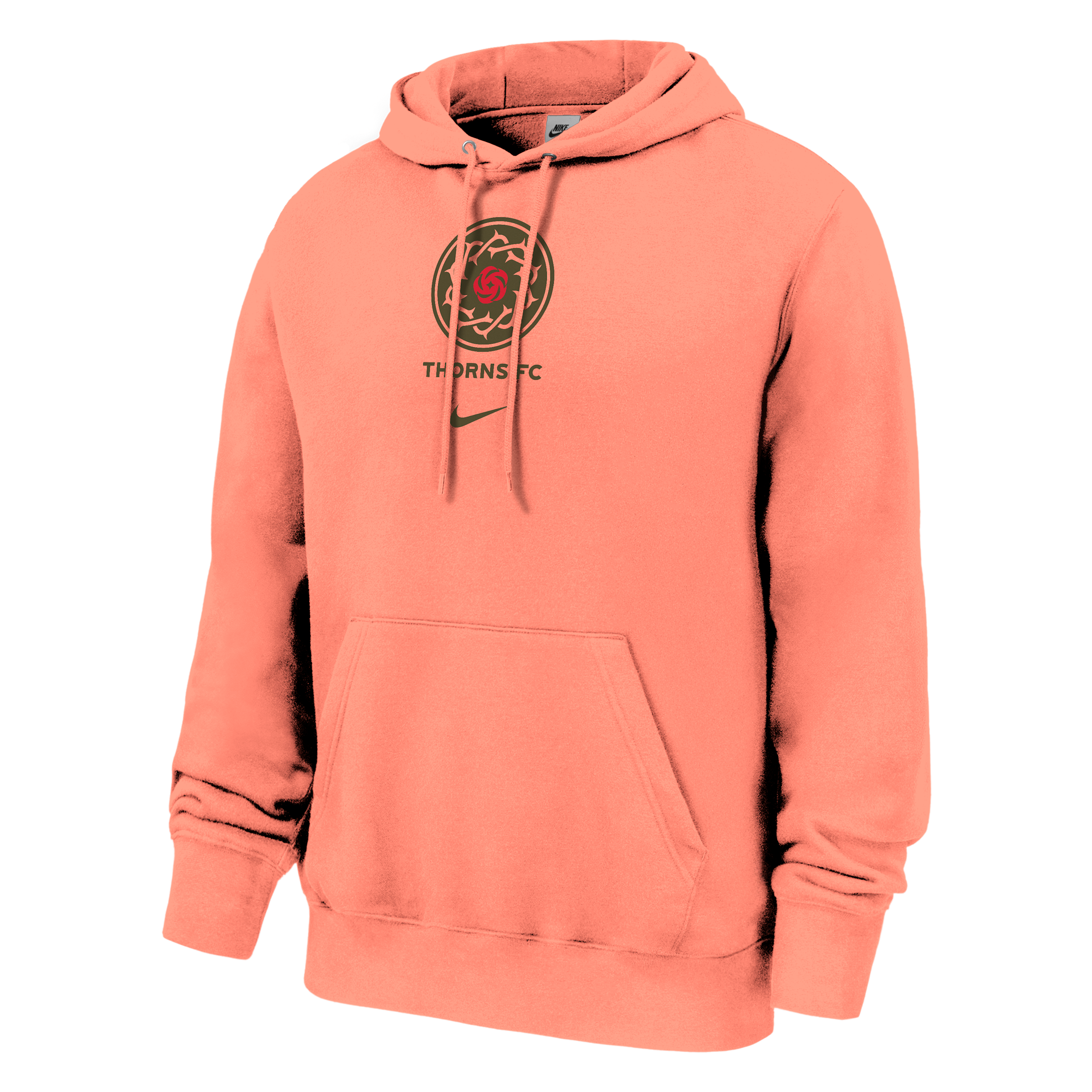 Portland Thorns Club Fleece Nike Men's NWSL Pullover Hoodie in Pink | M31233PTOR26-ATP