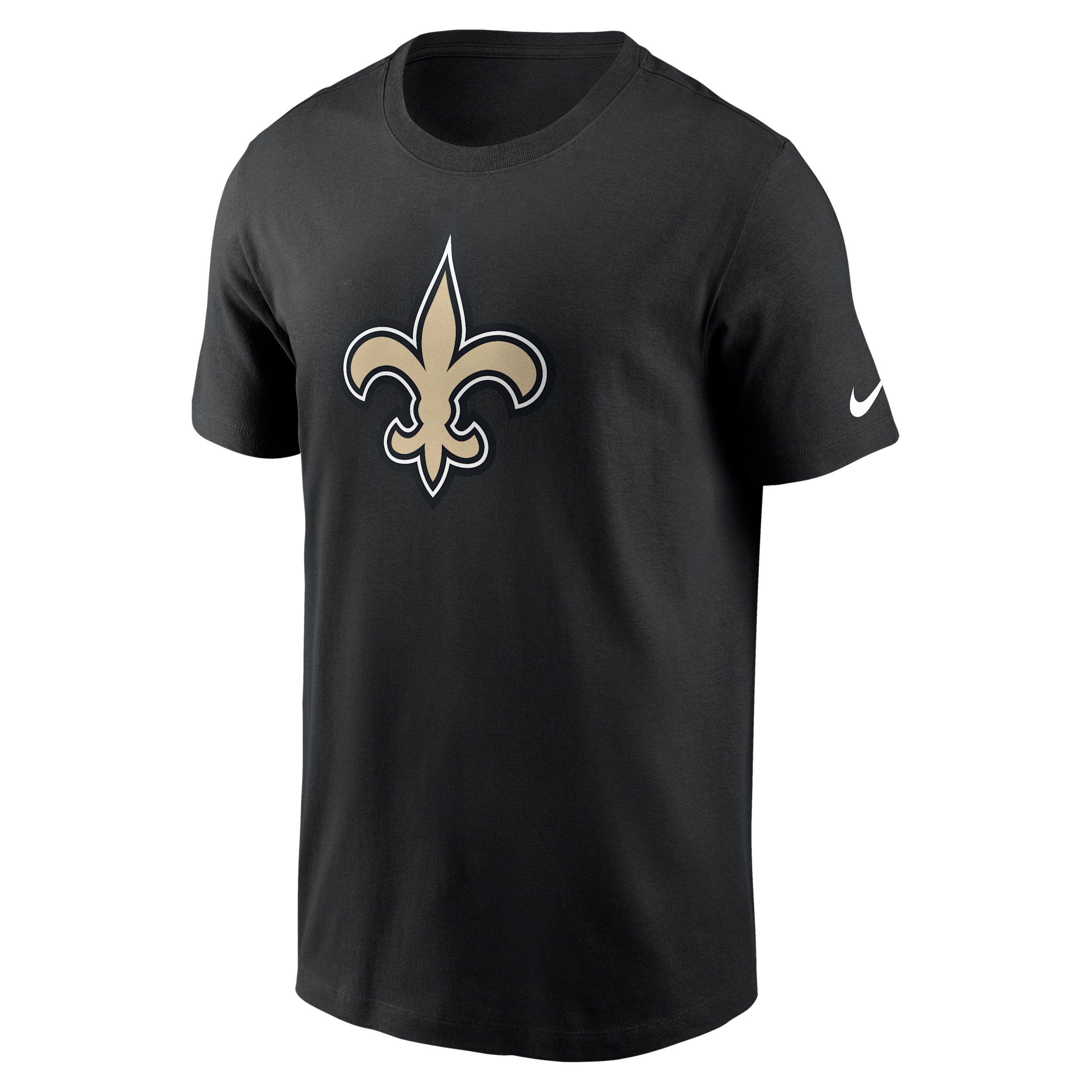 New Orleans Saints Logo Essential Nike Men's NFL T-Shirt in Black | N19900A7W-UXR