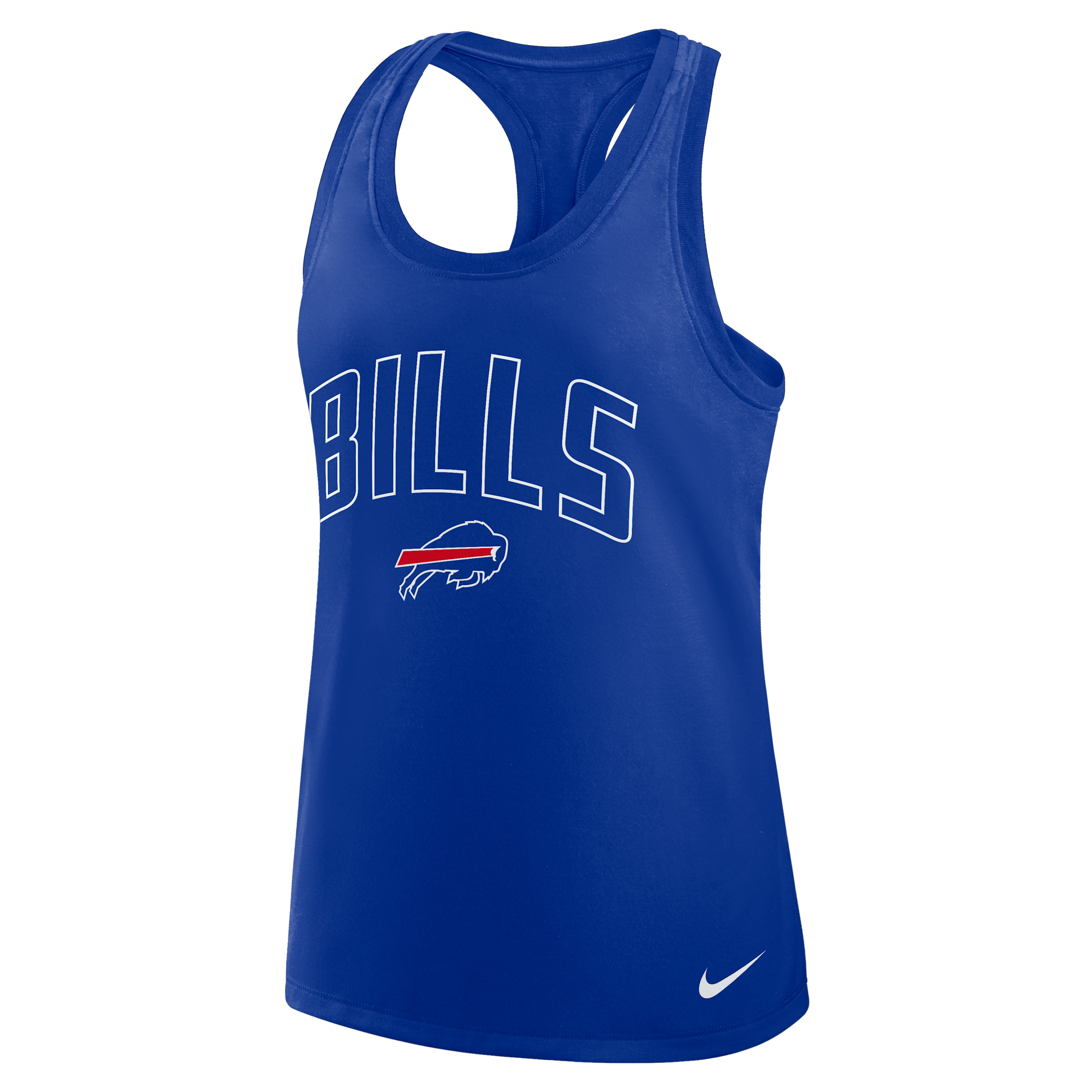 Buffalo Bills Primetime Nike Women's Dri-FIT NFL Racerback Tank Top in Blue | 03E14DA81-8NT