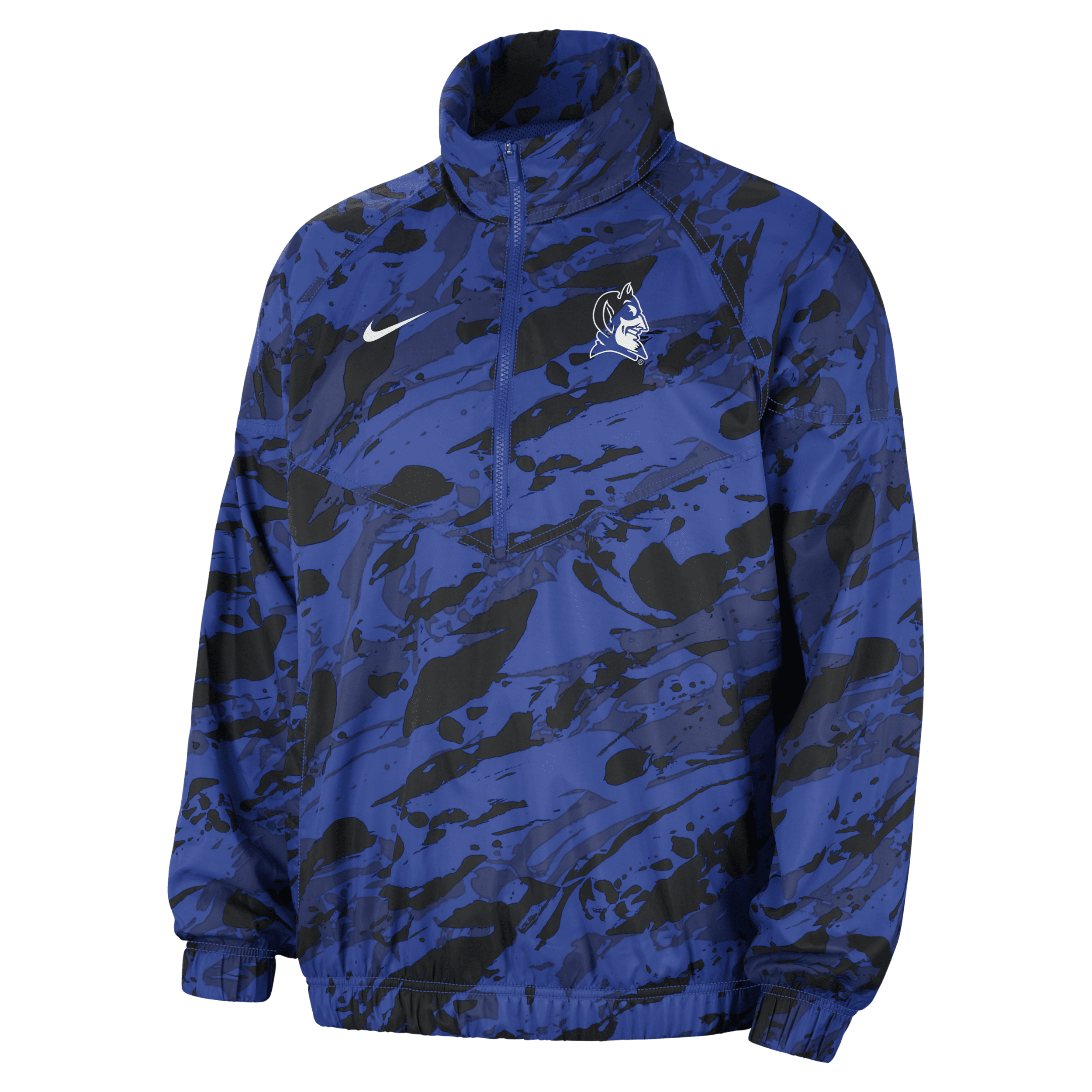 Shop Nike Duke Windrunner  Men's College Anorak Jacket In Blue
