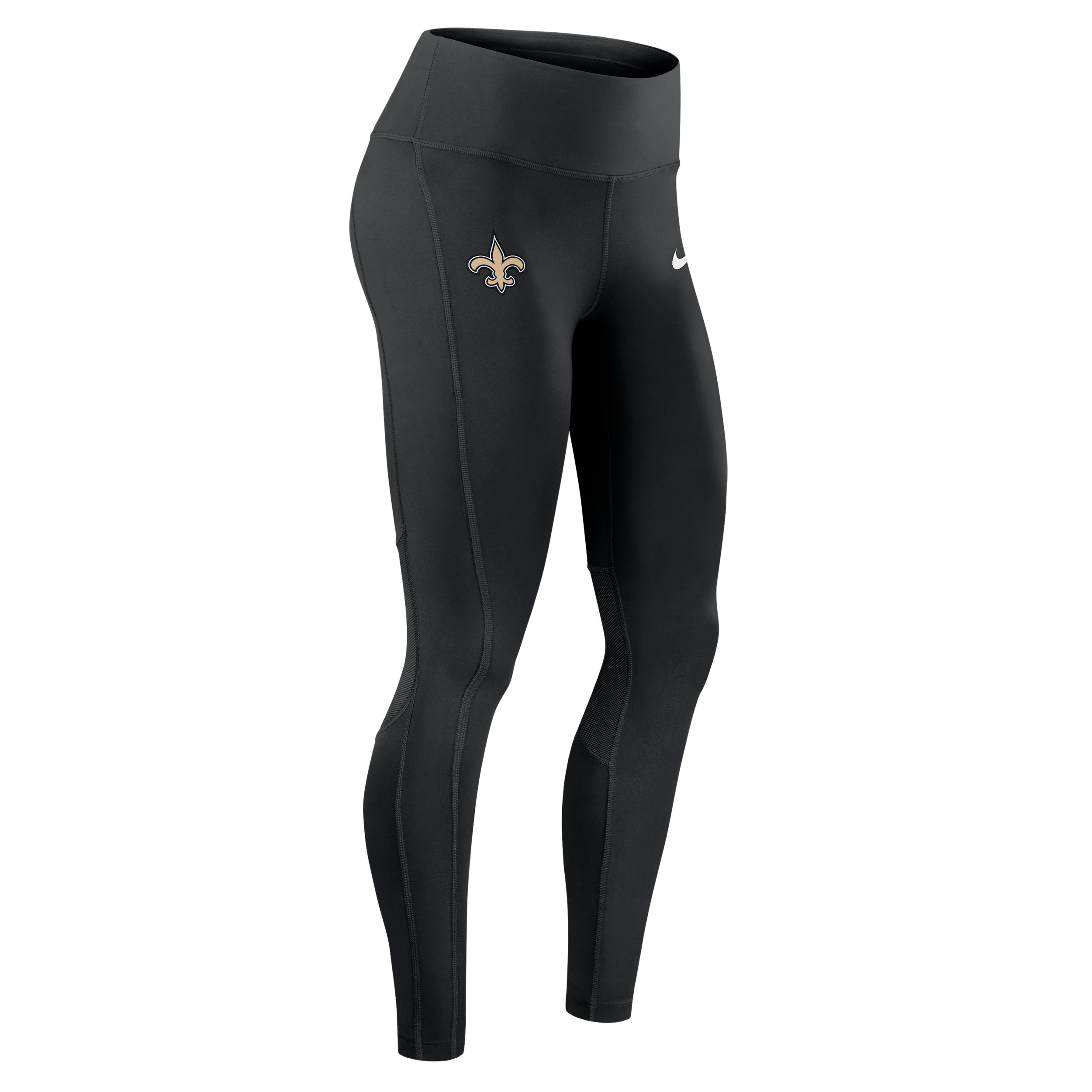 Nike Black Detroit Lions Primetime Epic Fast Performance Leggings In Black