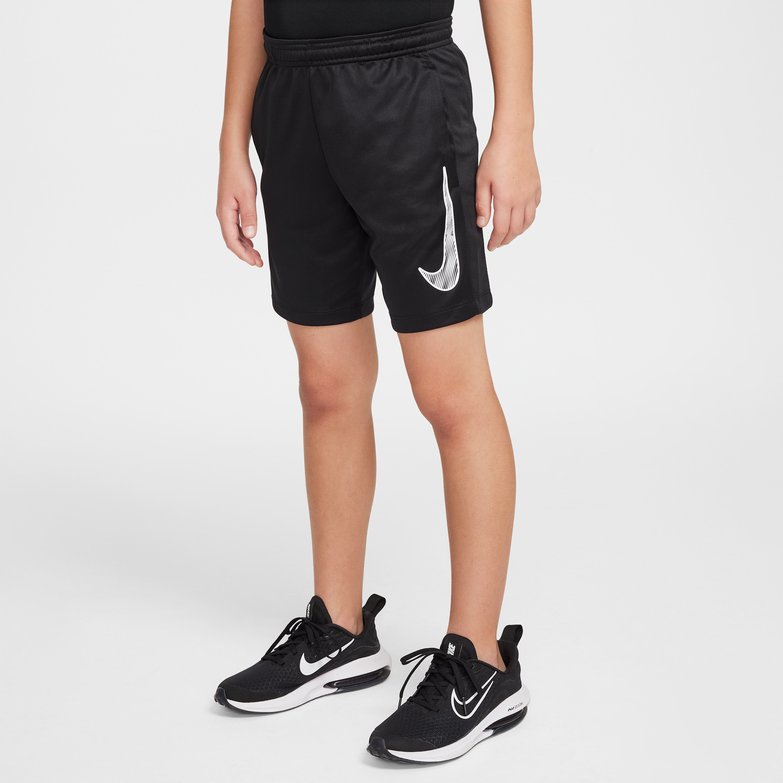 Nike Dri-fit Big Kid Unisex Pull-on Short In Black