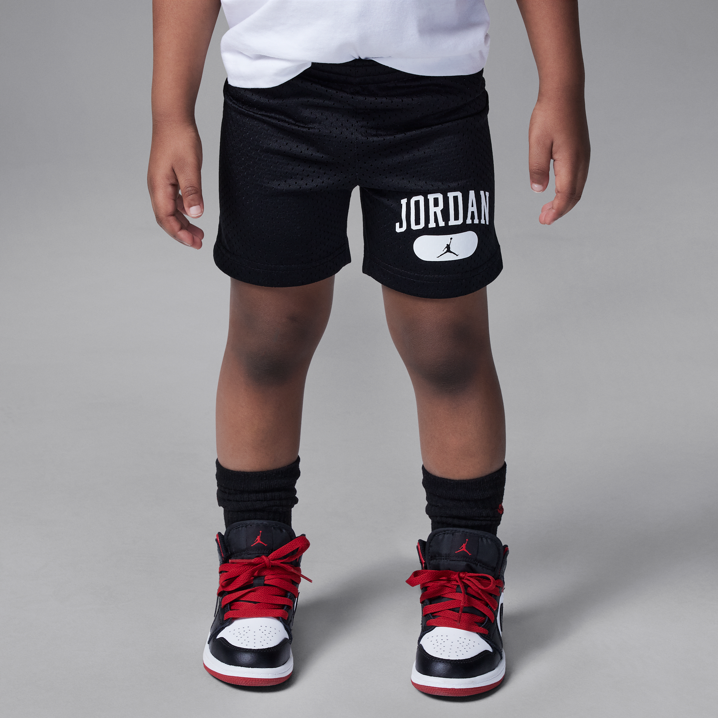 Jordan Toddler Mesh Pe Shorts In Black