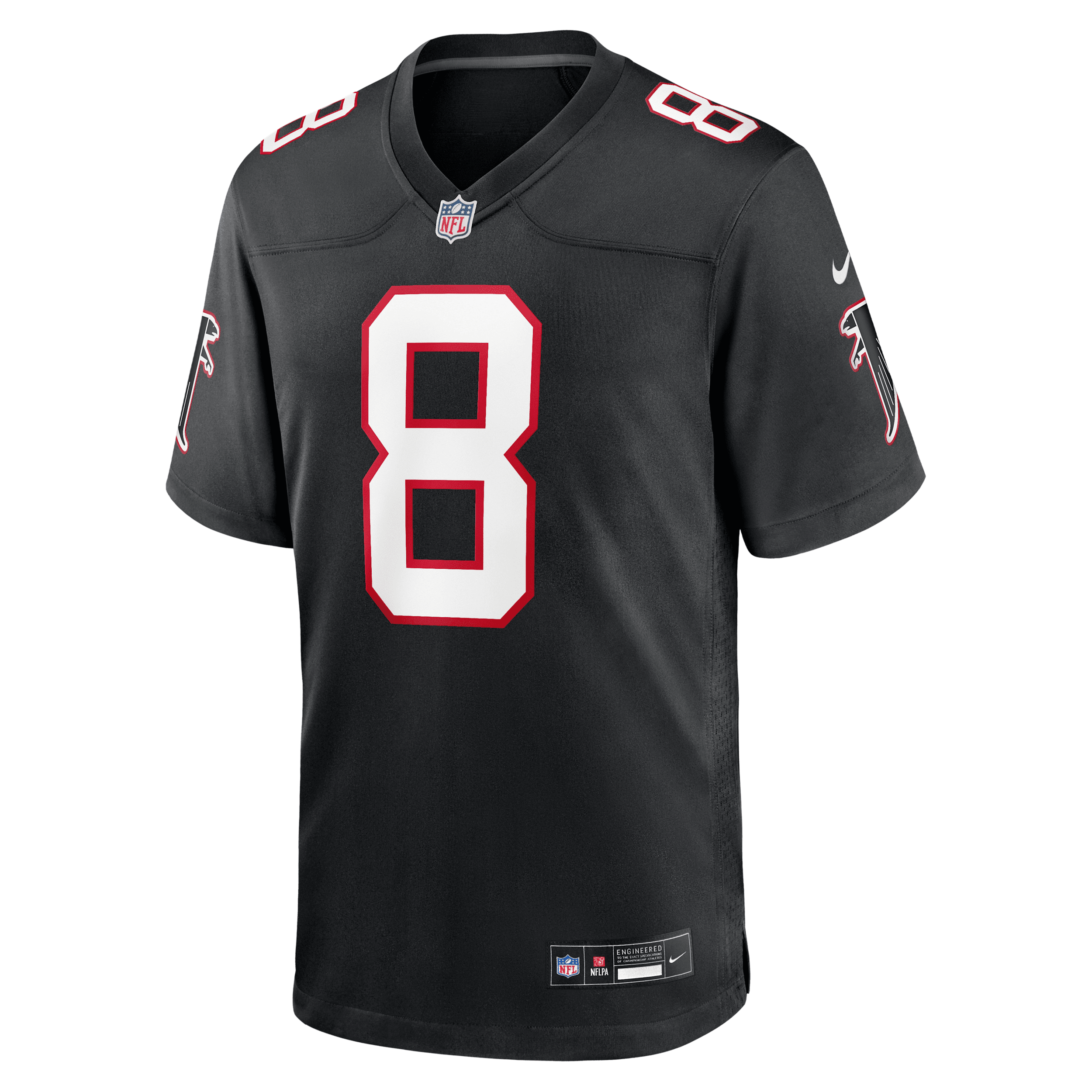 Kyle Pitts Sr. Atlanta Falcons Nike Men's NFL Game Jersey in Black | 67NMAFGA96F-AZ8