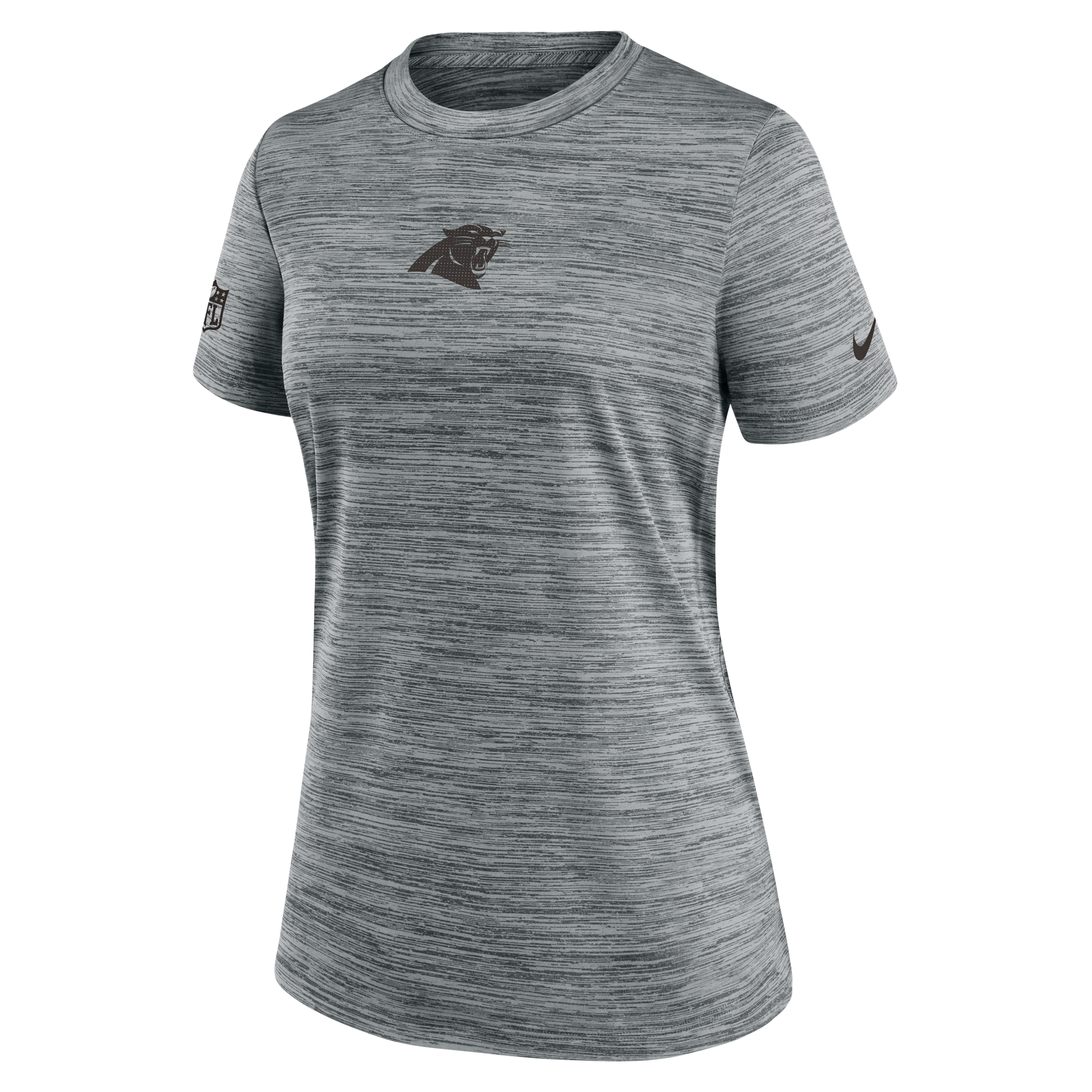 Nike Carolina Panthers Sideline Team Issue Velocity Women's Dri-fit Nfl T-shirt