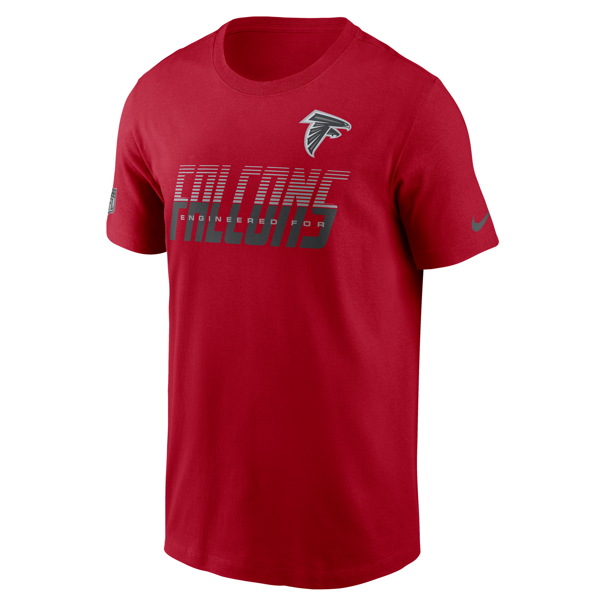 Atlanta Falcons Sideline Team Issue Nike Men's Dri-FIT NFL T-Shirt in Red | 02ET6DL96-TF9